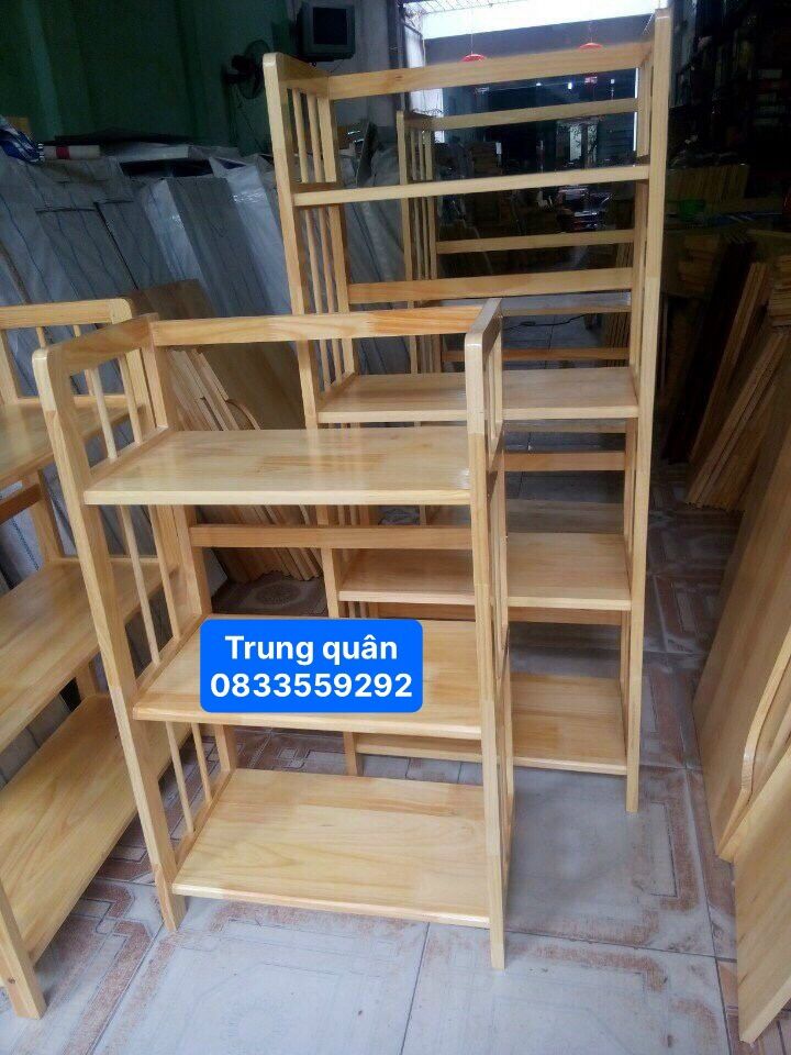 Kệ gỗ đa năng 4 tầng 80 cm