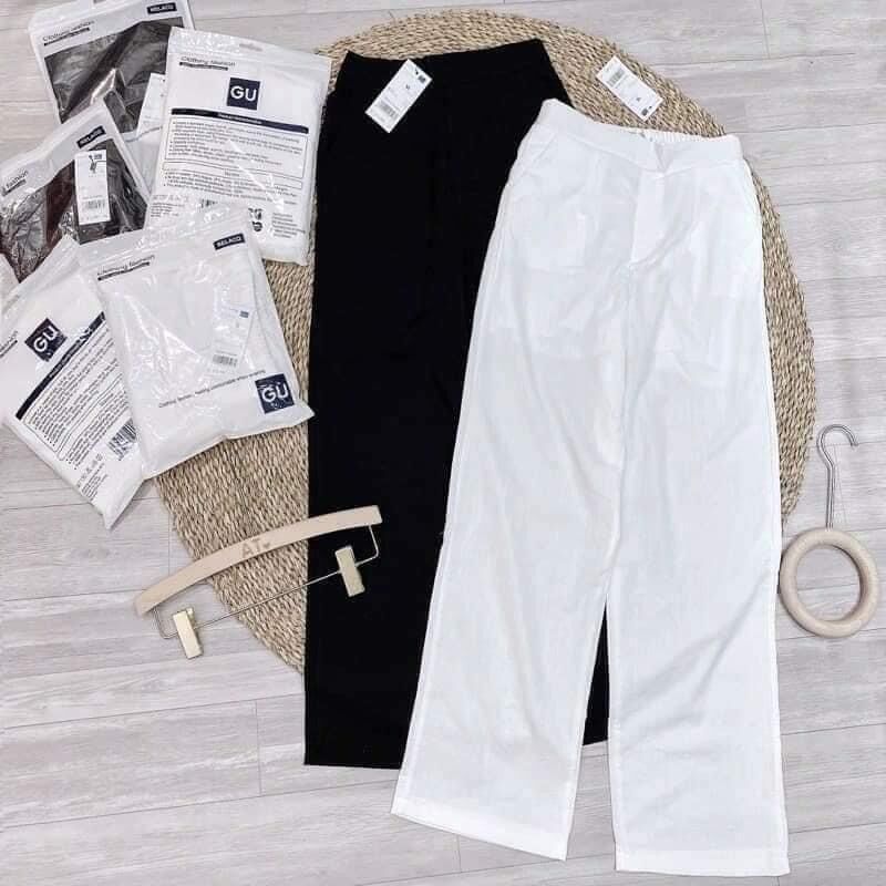 Quần Đũi Nữ Ống Rộng Gu, Quần Culottes Ống Suông Dáng Dài Túi Zip [ Mã Gu02]