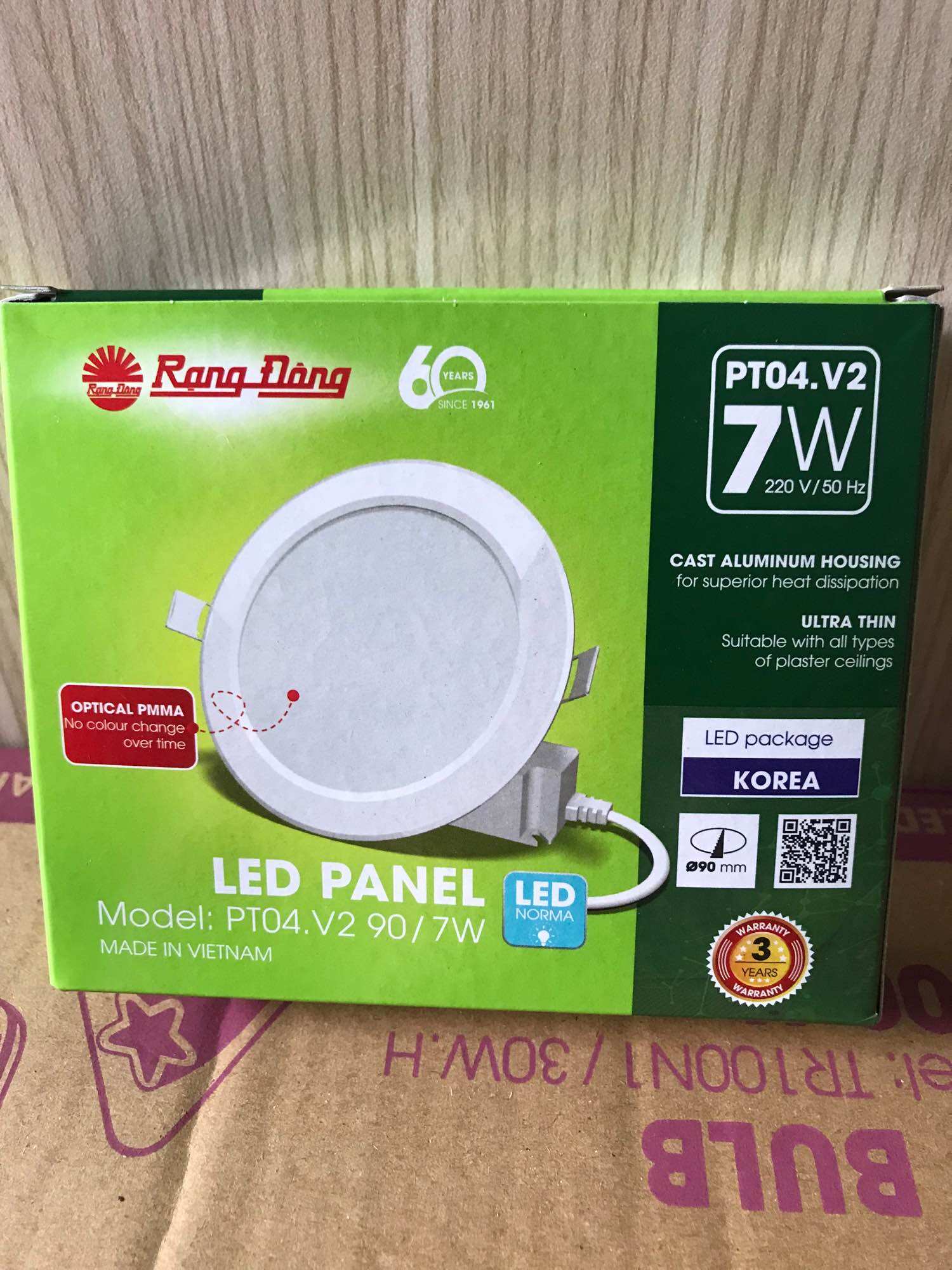 Đèn âm trần 7w/90 Rạng Đông