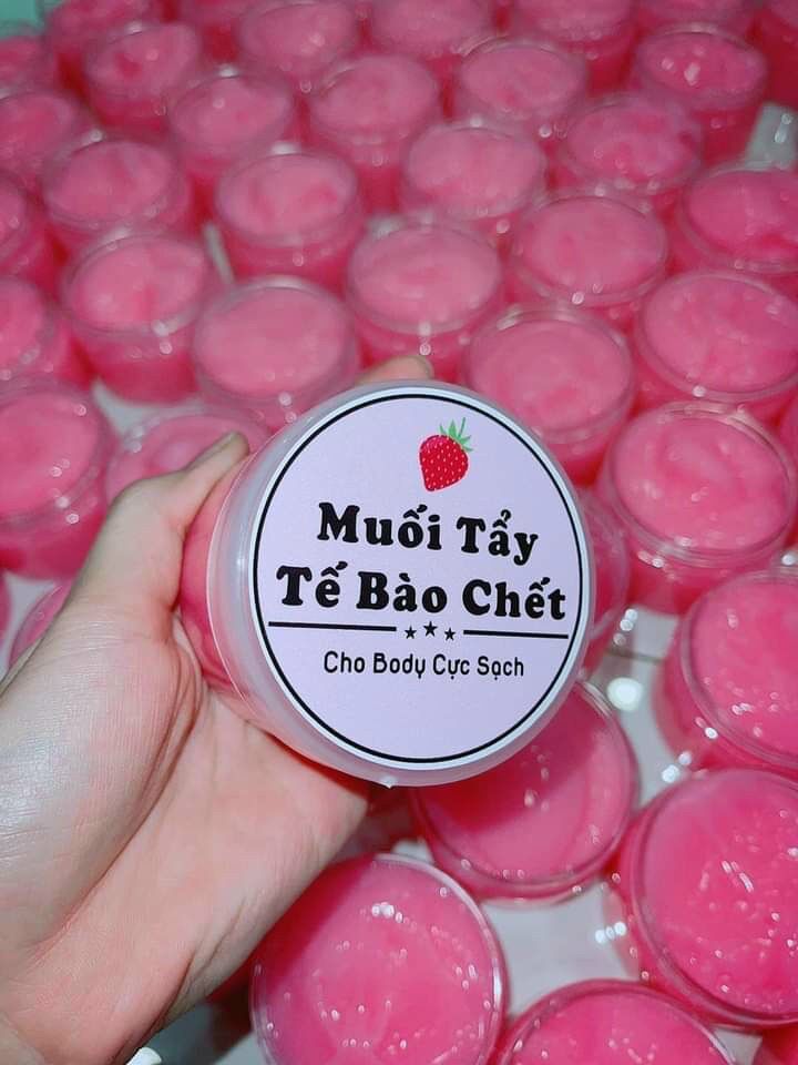 Muối tẩy tế bào chết dâu