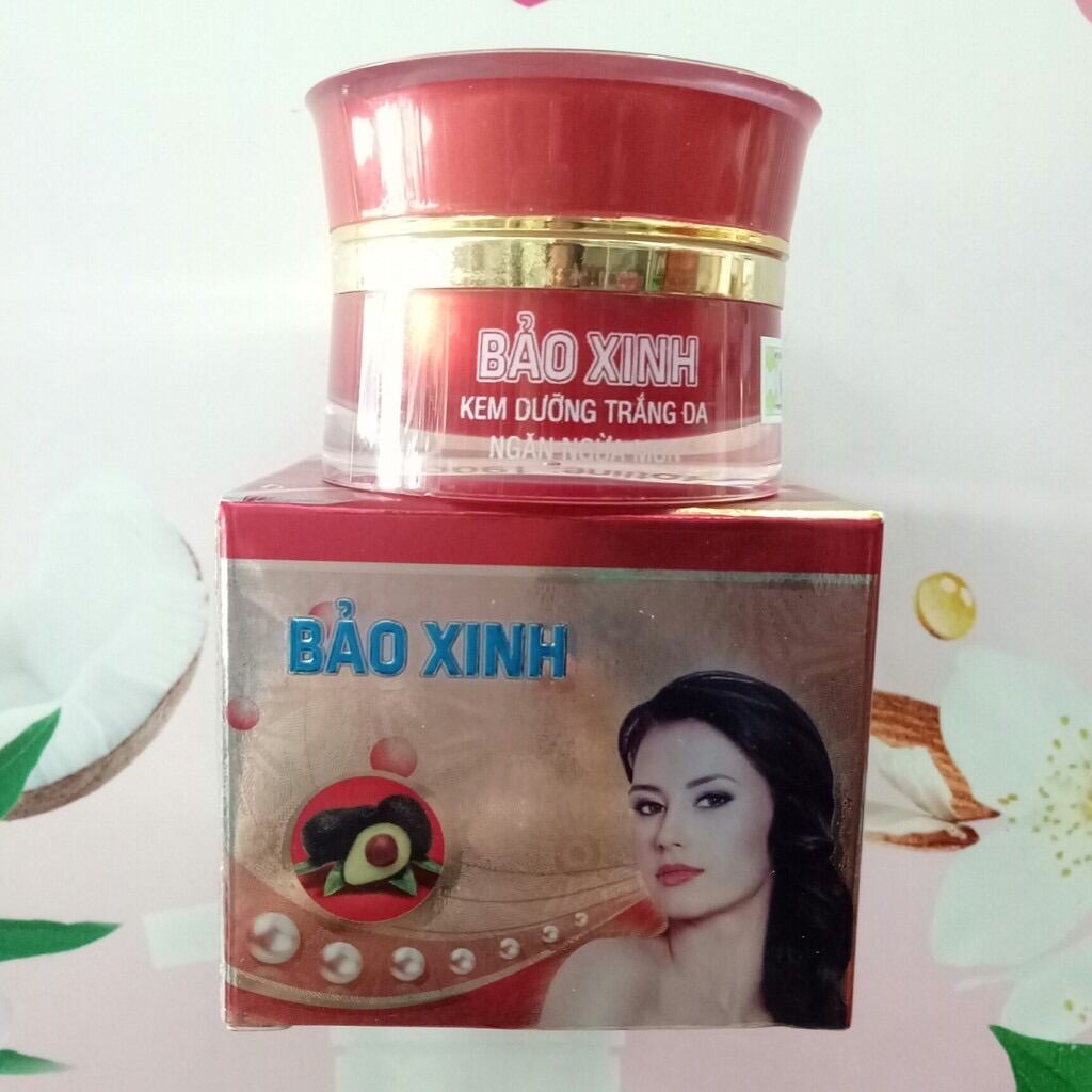 [Hcm]Kem Bảo Xinh Dưỡng Trắng Da Ngăn Ngừa Mụn 20G