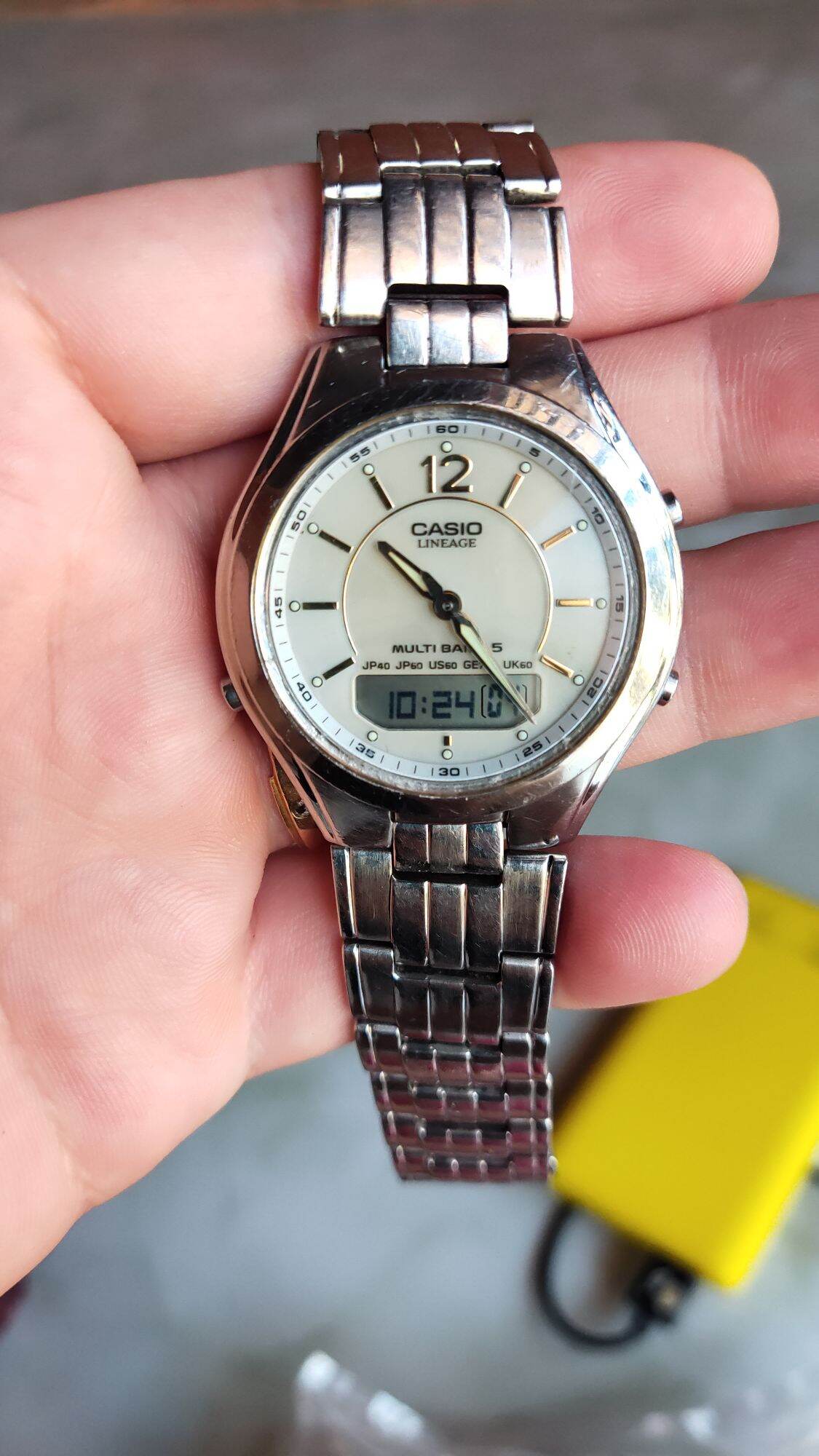ĐỒNG HỒ NAM CASIO LINEAGE NĂNG LƯỢNG ÁNH SÁNG CHÍNH HÃNG