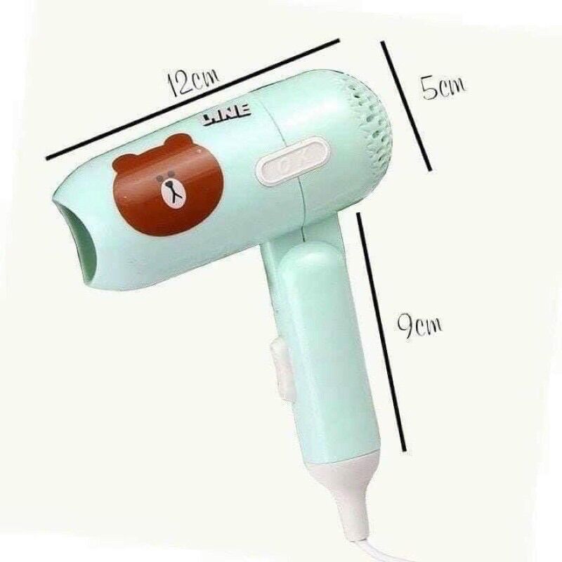 Máy Sấy Tóc Mini Icon Siêu Kute 2 Chế Độ Gấp Gọn sỉ nhận đặt hàng online