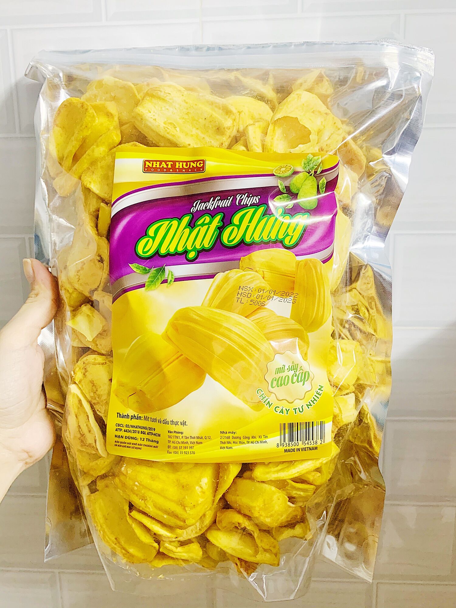 (2/2027) MÍT SẤY CAO CẤP NHẬT HƯNG GÓI TO 500G (DATE MỚI NHẤT)