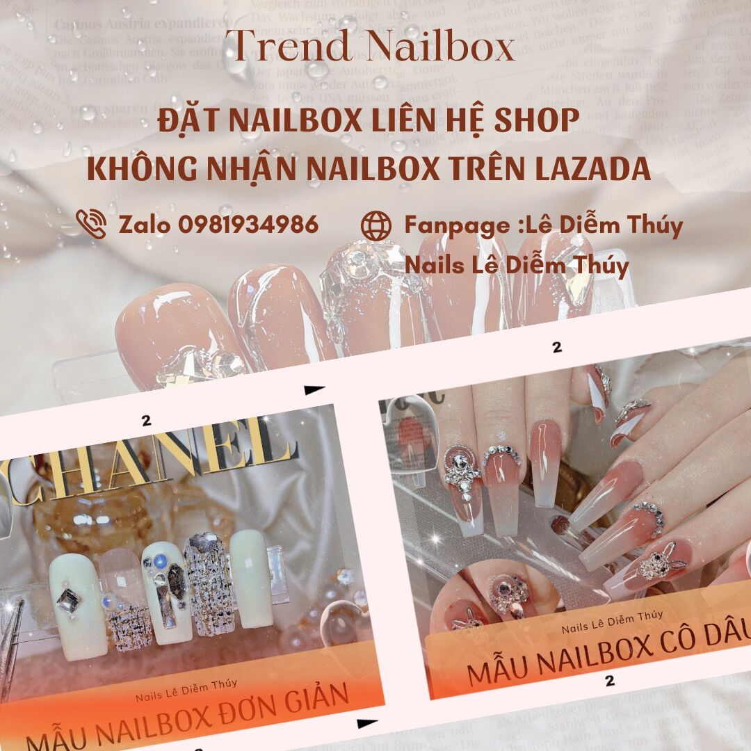 Nail Box design blue