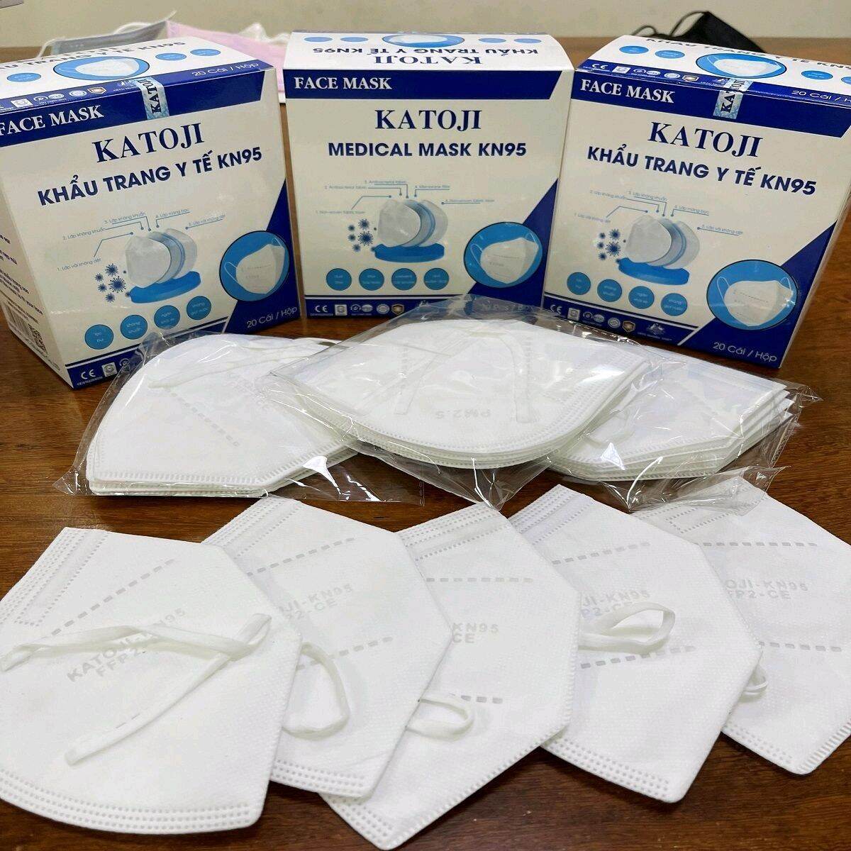 KHẨU TRANG Y TẾ 5 LỚP KATOJI 95 (HỘP 20 CÁI)
