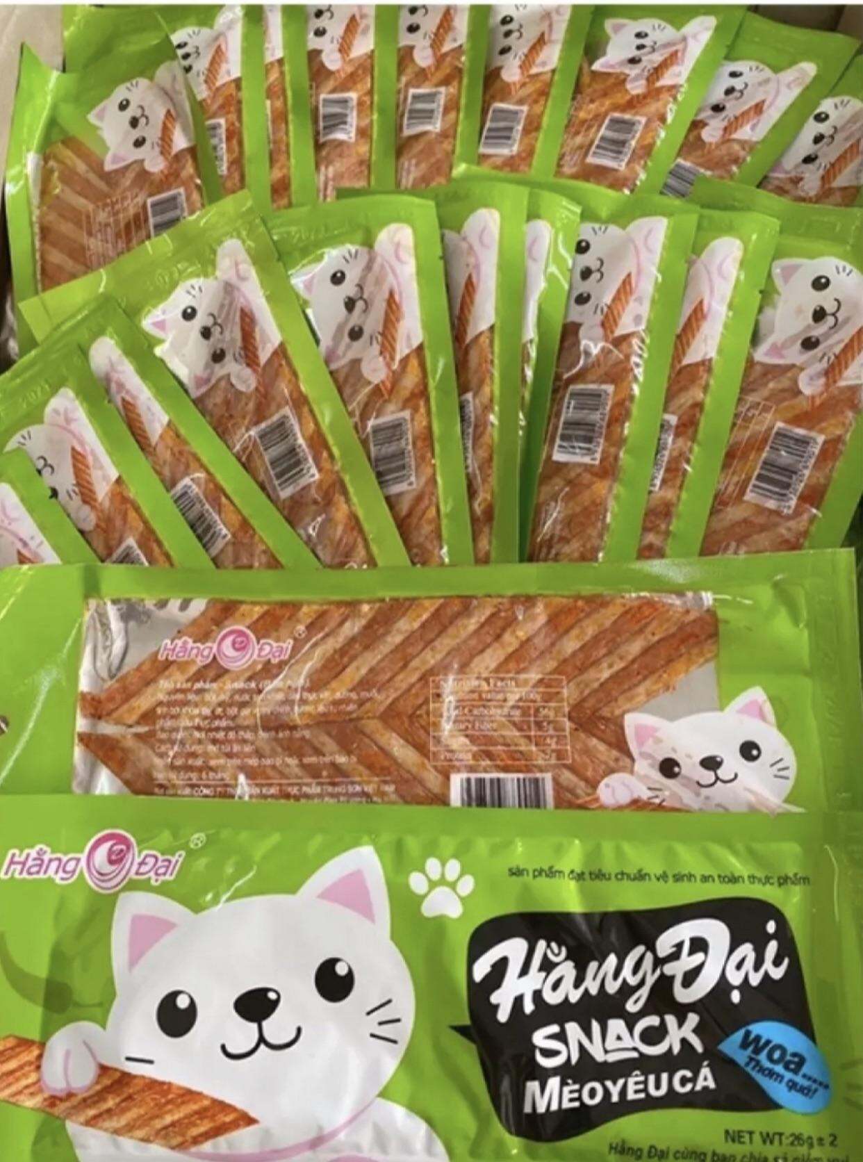 SNACK MÈO YÊU CÁ , ĐỒ ĂN VẶT CÁC LOẠI , ĐỒ ĂN VẶT CỔNG TRƯỜNG