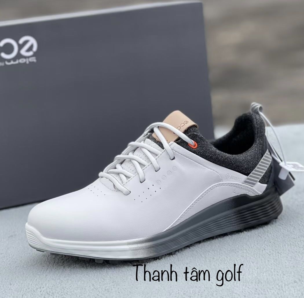 Giày golf nam ecco dây buộc chống nước,êm chân