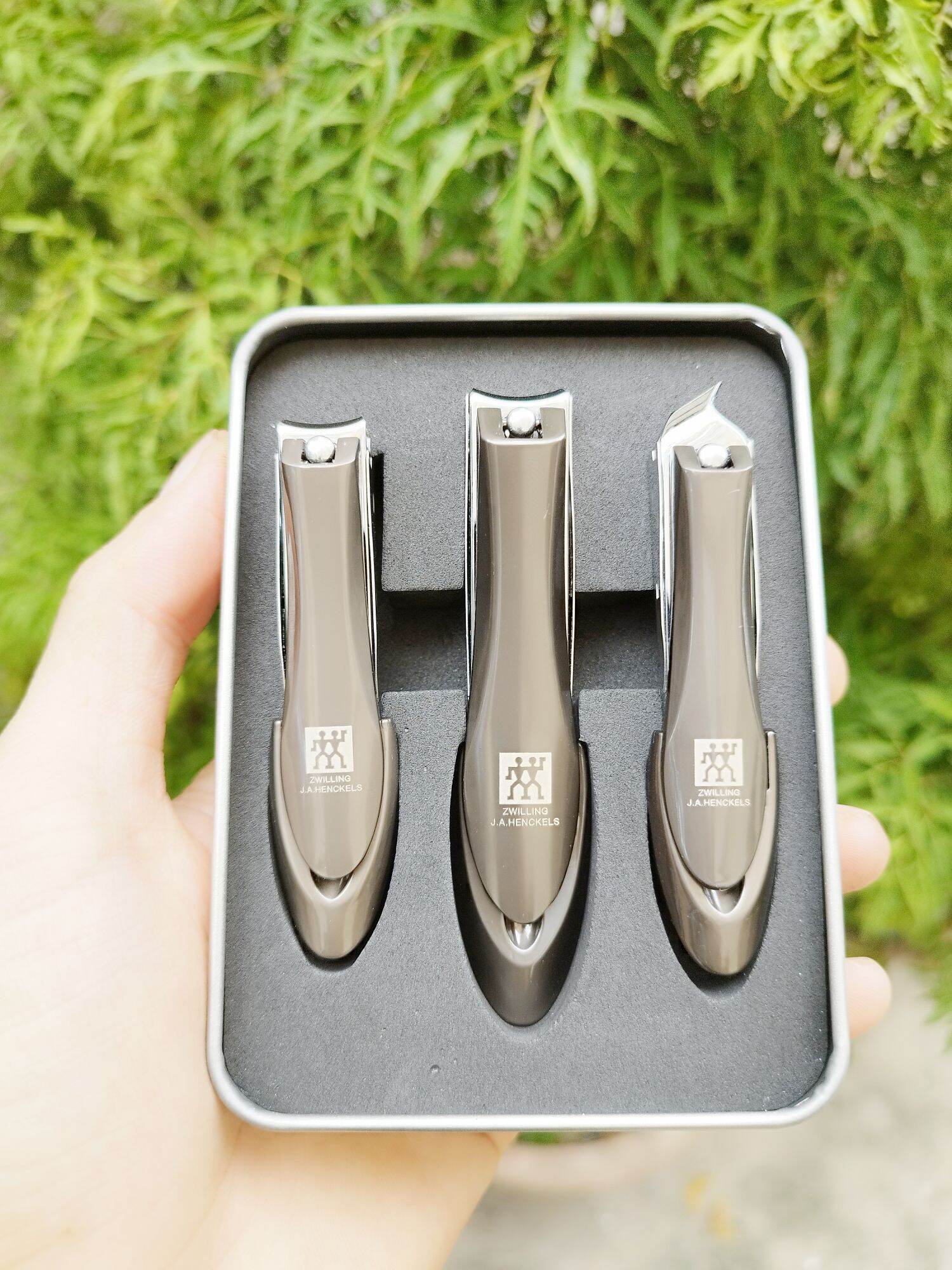 hộp 3 chiếc bấm móng tay  ĐỨC cao cấp