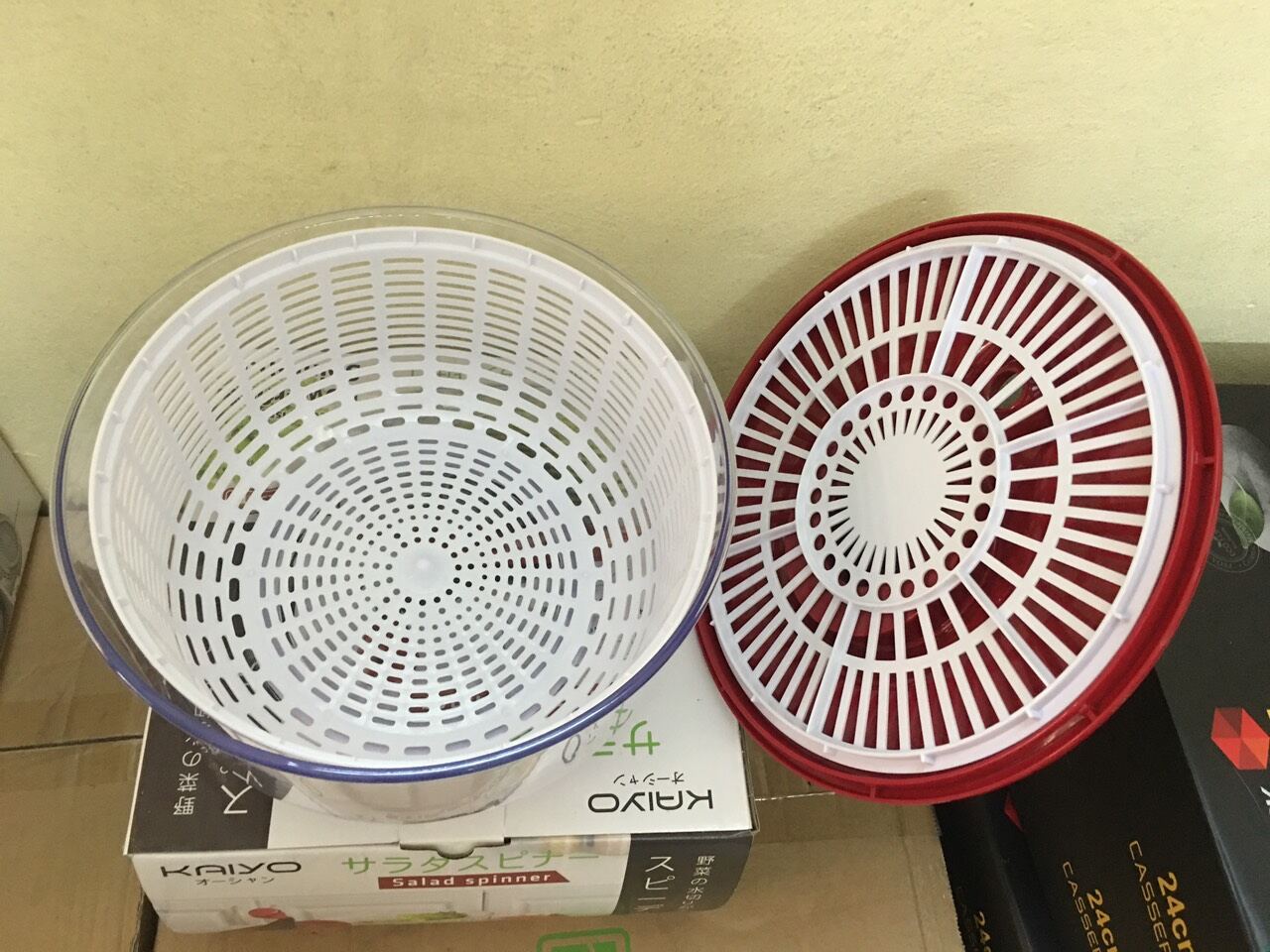 Rổ quay rau li tâm Kaiyo 5.5L