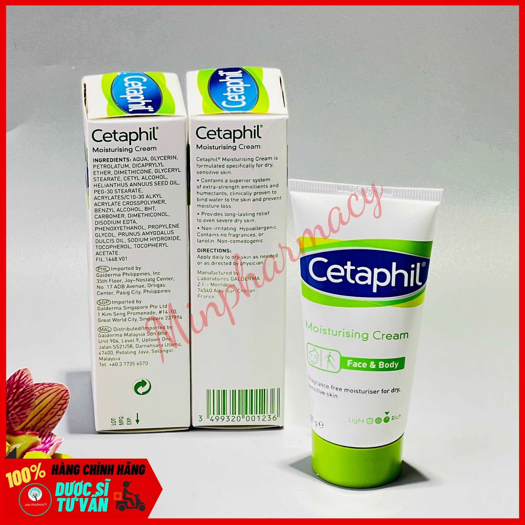 Kem dưỡng ẩm CETAPHIL MOISTURIZING CREAM 50g- Minpharmacy