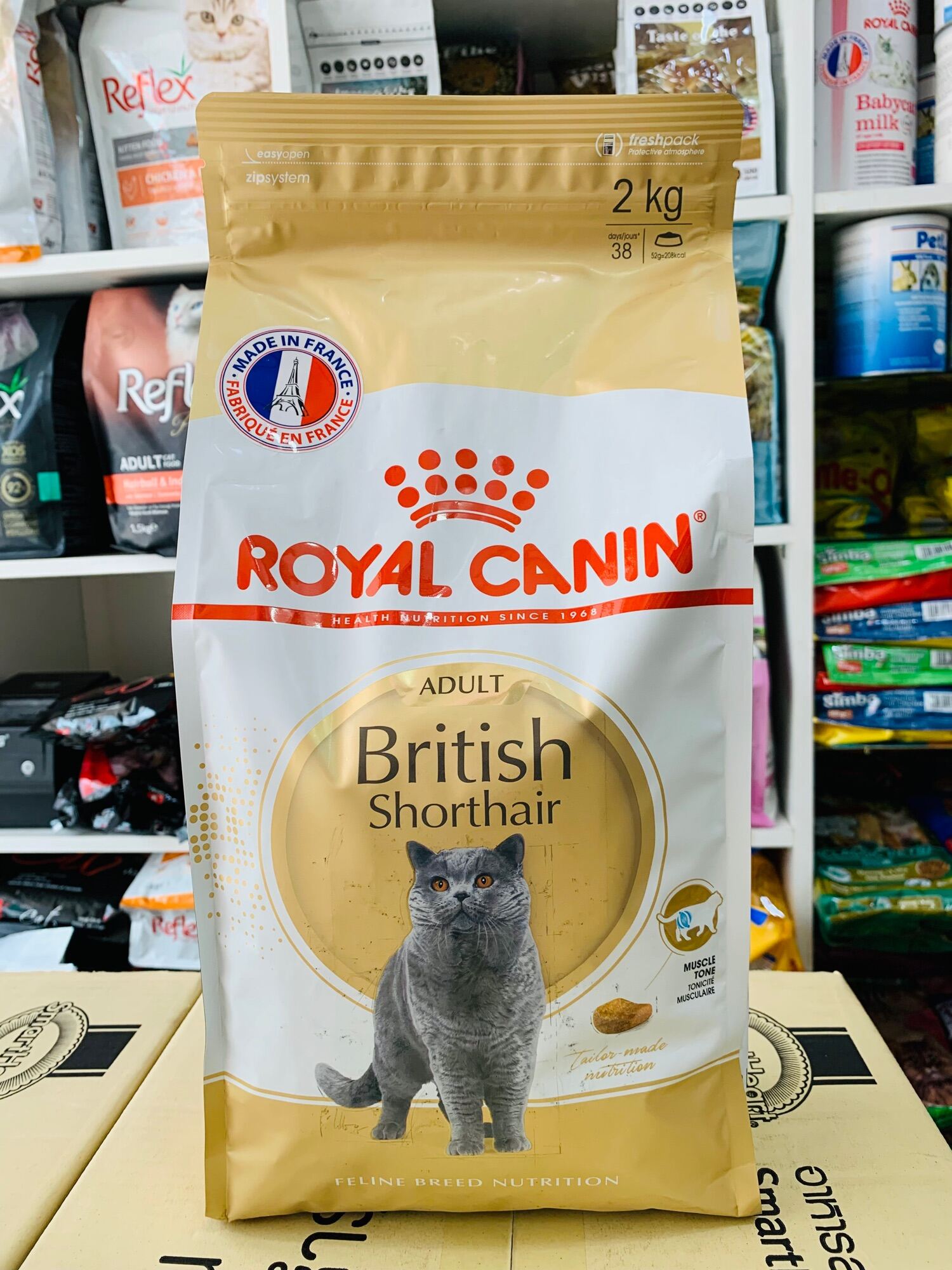 Thức ăn hạt cho mèo trưởng thành Anh lông ngắn Royal Canin British Shorthair 2kg