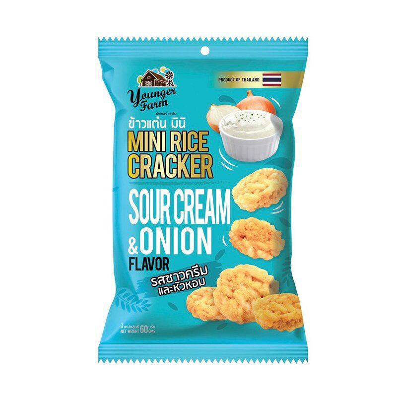Snack cơm cháy Thái Lan Younger Farm 6 vị gói 60gr