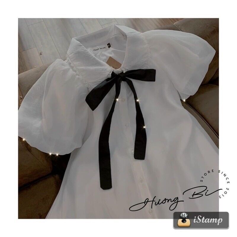 Áo Babydoll Tay Phồng Tiểu Thư (hàng mới)