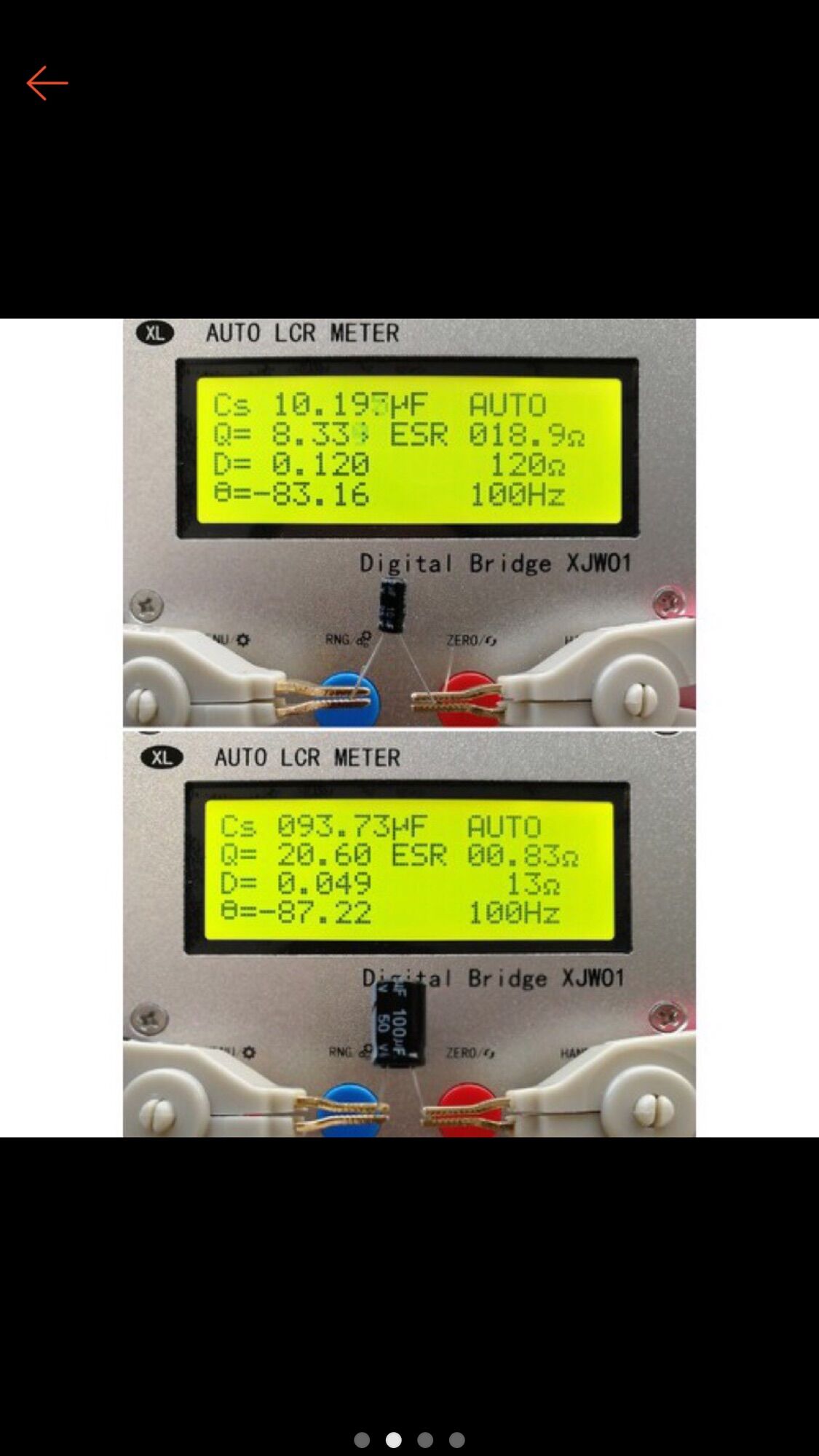 máy đo lcr full hộp 4 dây