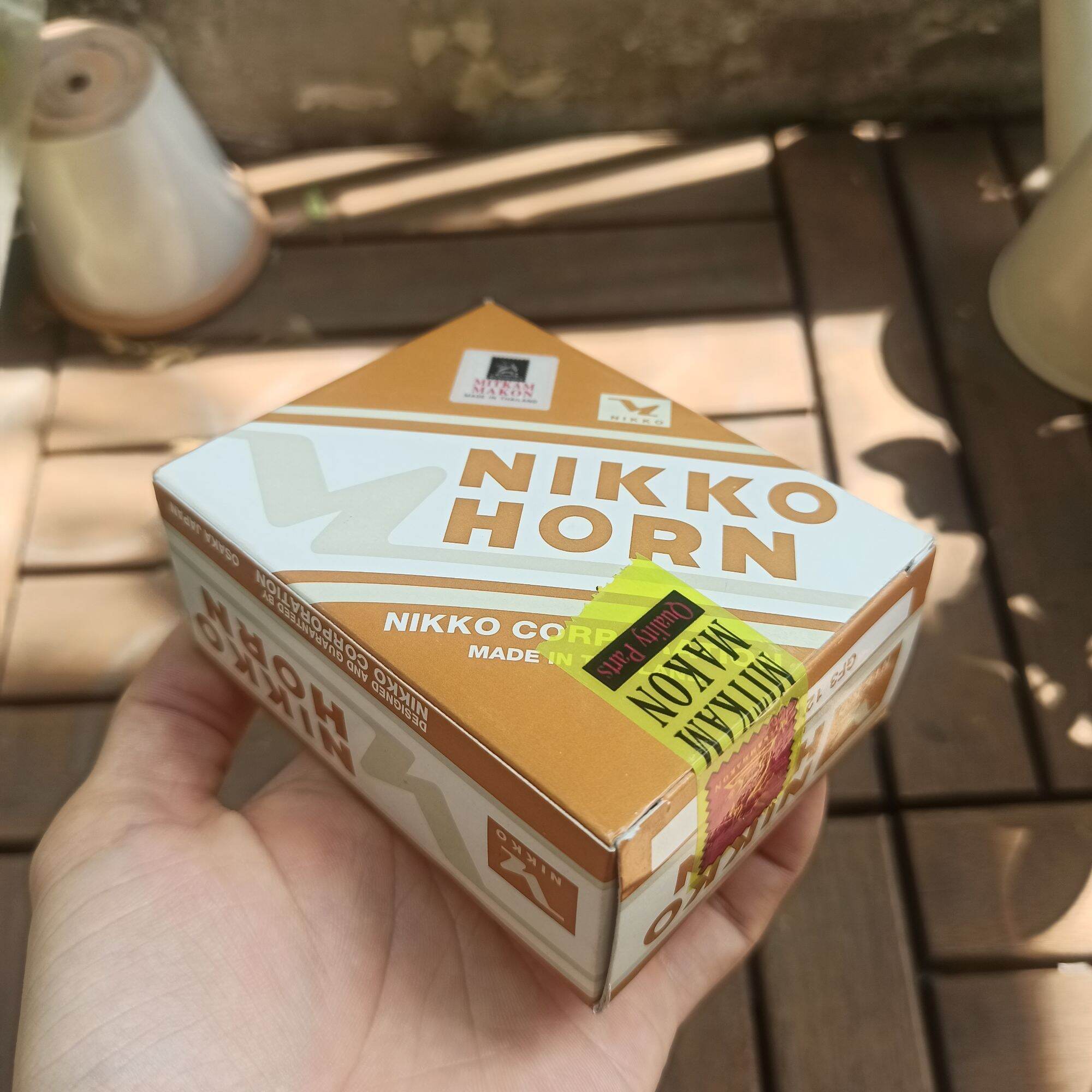 Kèn ,còi xe máy hiệu Mitkam Makon (Nikko horn) 12v