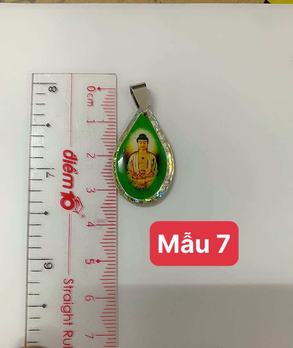 Mặt dây chuyền phật quan âm nhựa