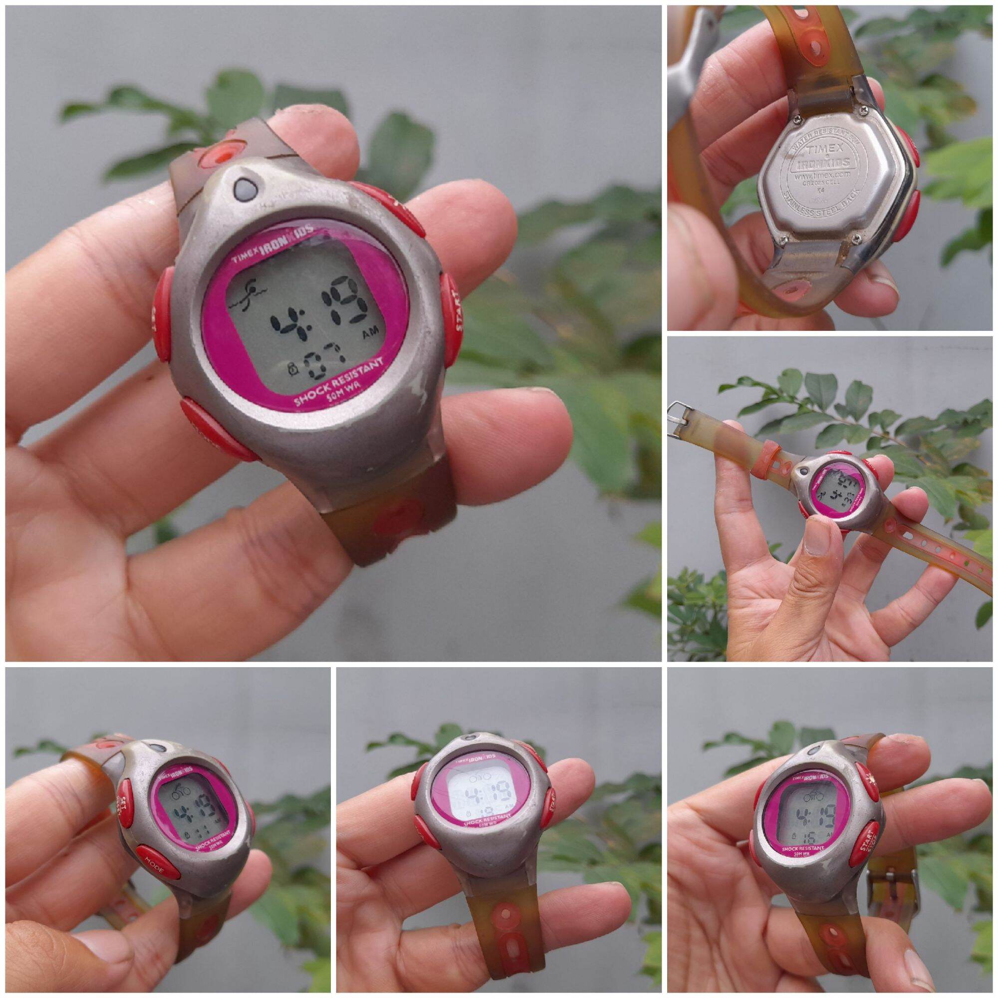 Đồng hồ điện tử NỮ hồng của TIMEX IRONKID