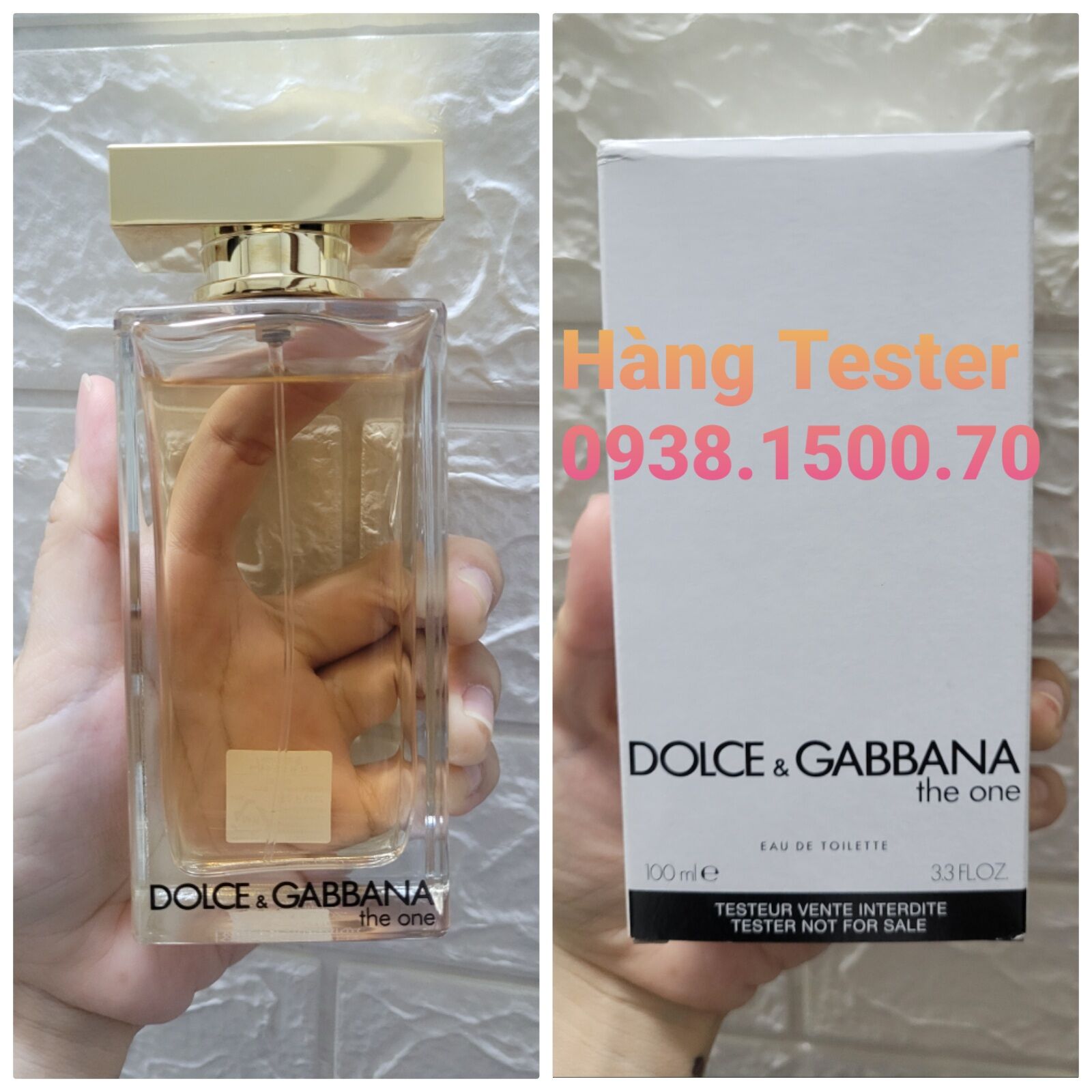Nước Hoa Nữ Dolce & Gabbana The One EDT 100ml Tester