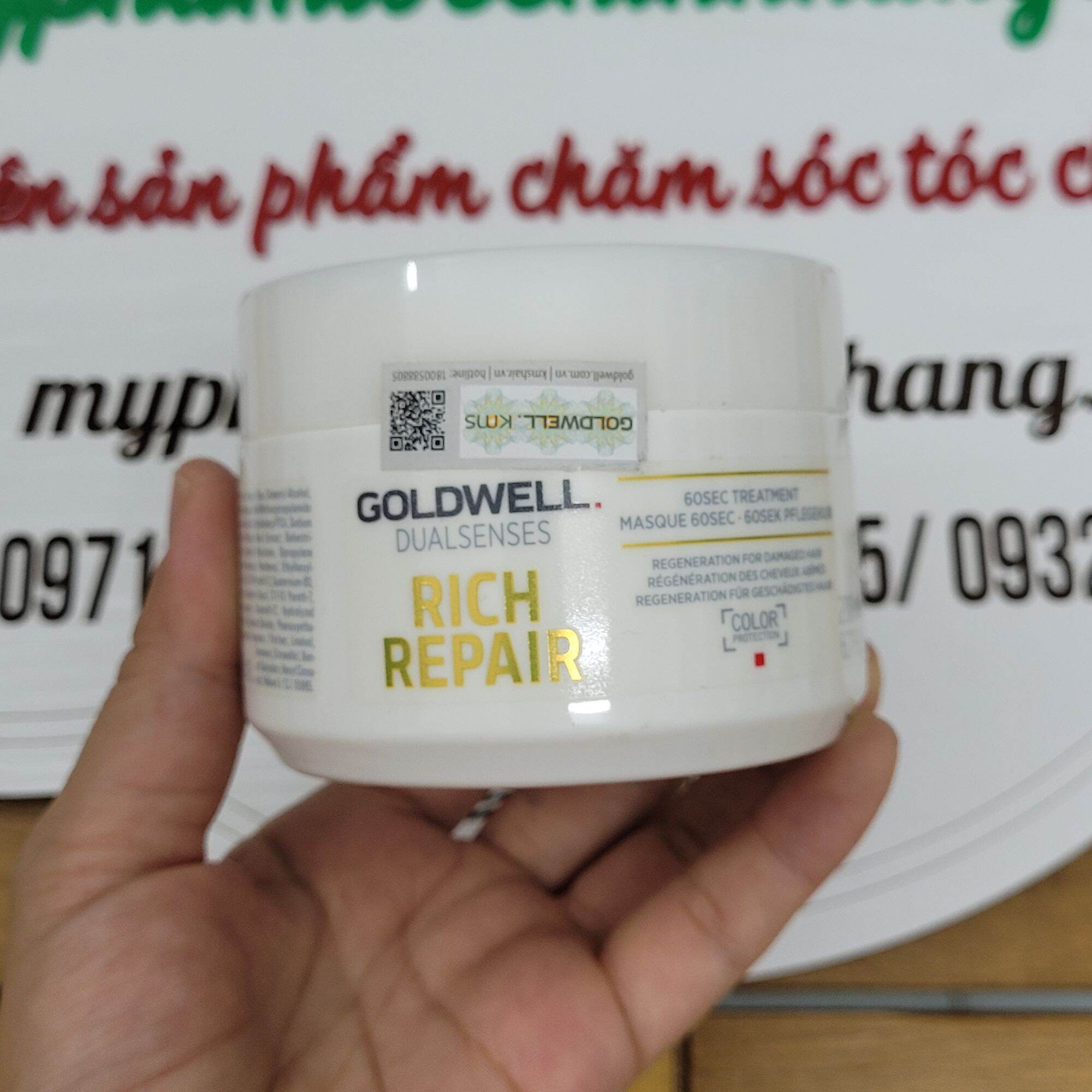 Mặt nạ goldwell phục hồi tóc rich repair 200ml - 500ml