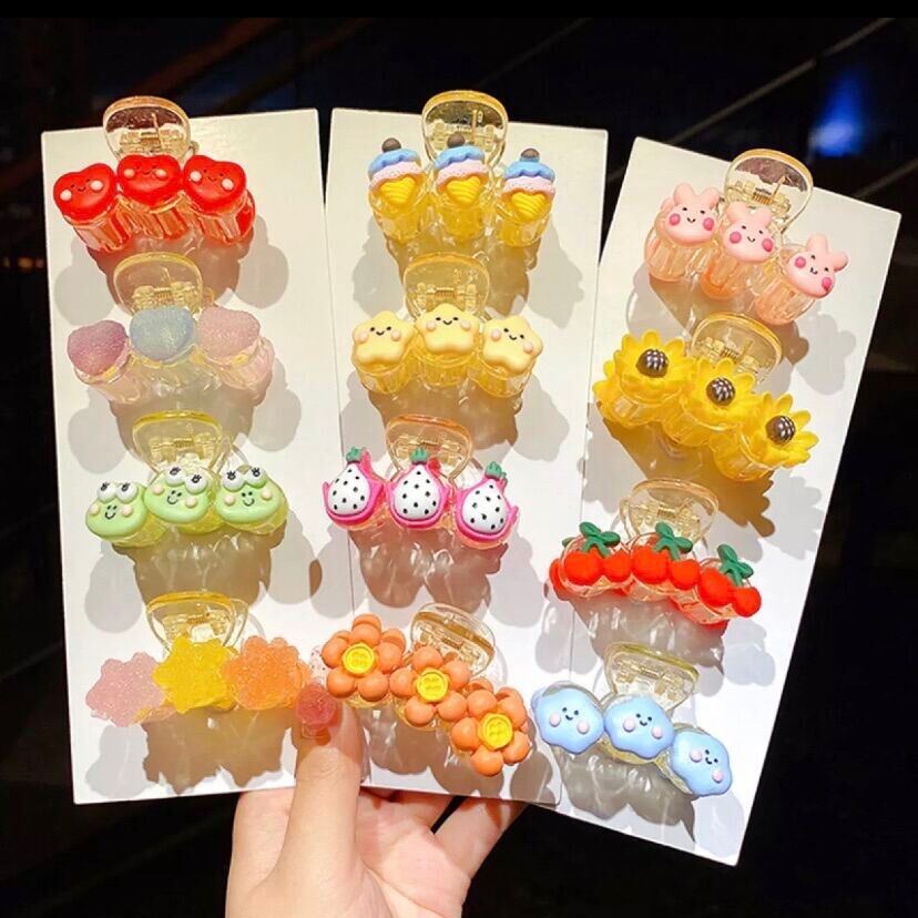 z {Ảnh thật} KẸP TÓC MÁI, BẤU TÓC CUTE HÌNH THÚ  HOT TREND, ULLZANG