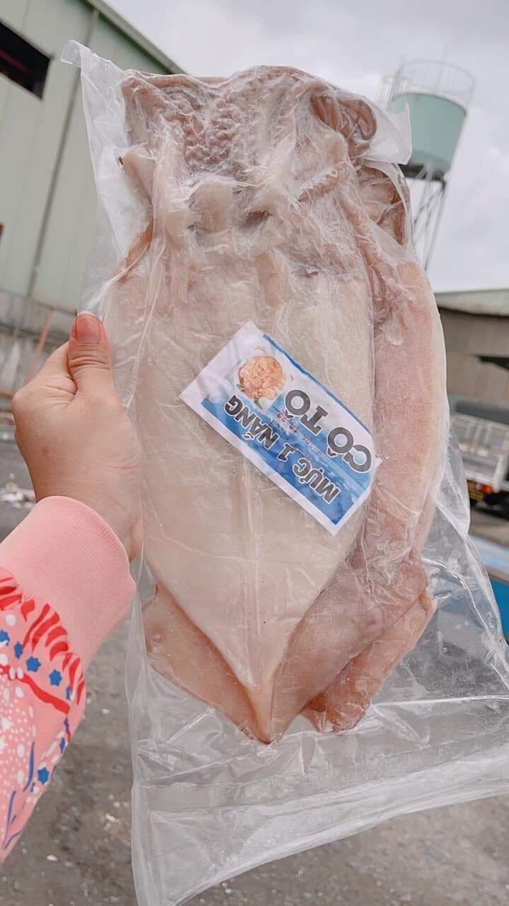 Mực 1 nắng Cô Tô