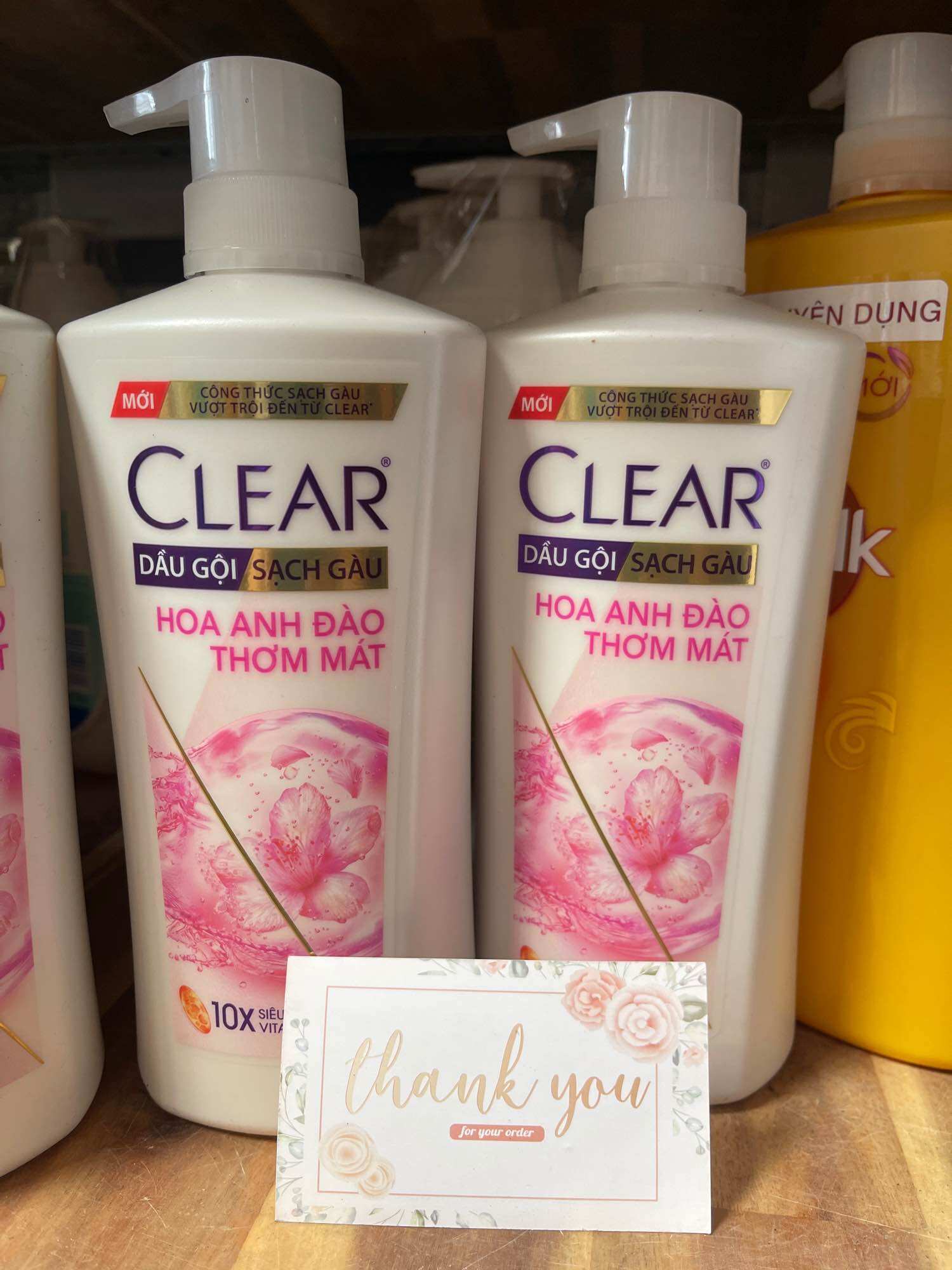 Dầu gội CLEAR Sạch gàu Hoa anh đào /bạc hà 630g hag mới giá mới