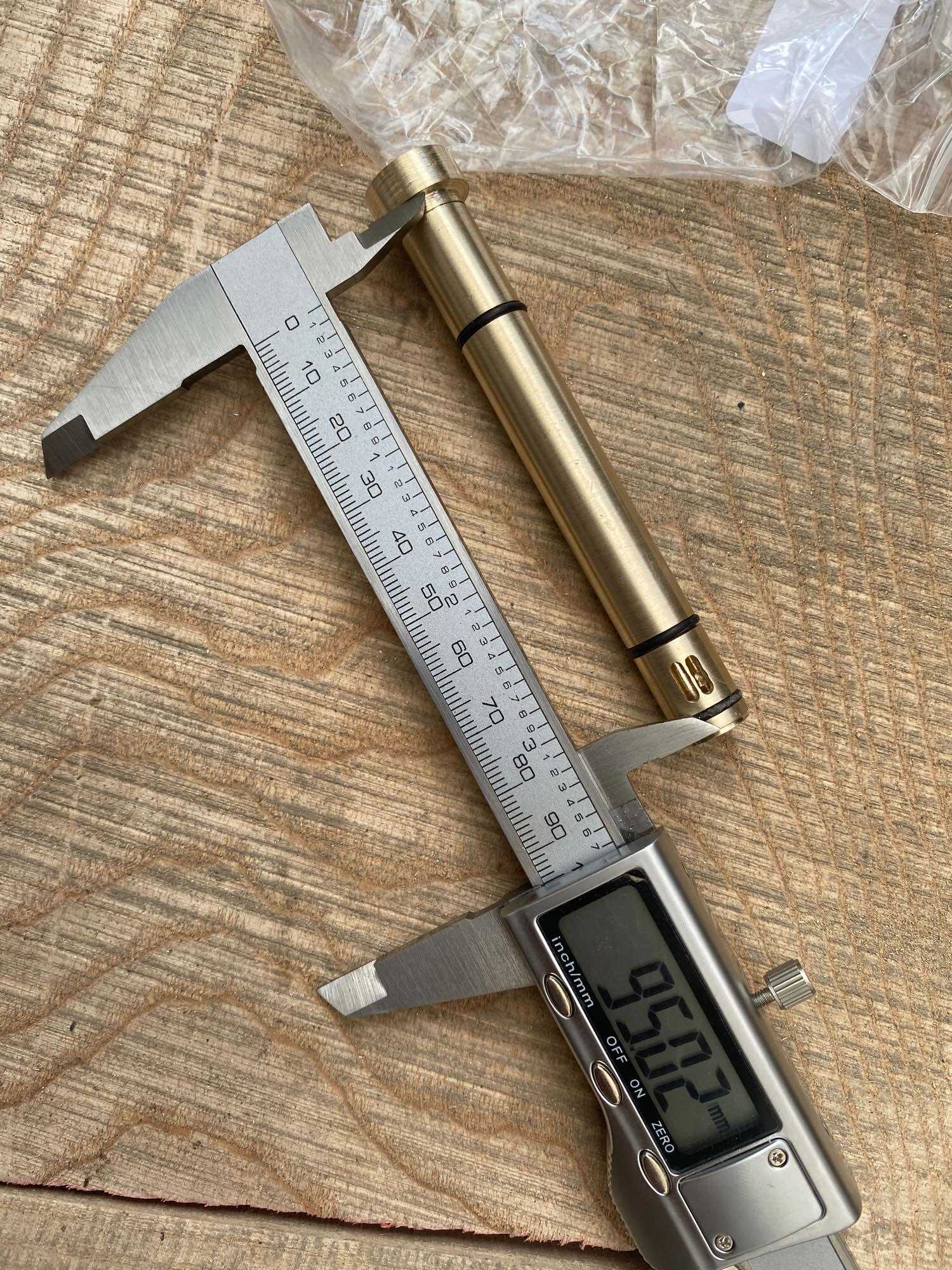Đồng thau dài 9,5cm cho K2