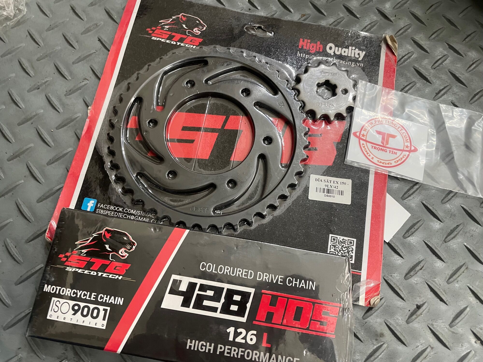 Nhông sên dĩa STB cho raider satria