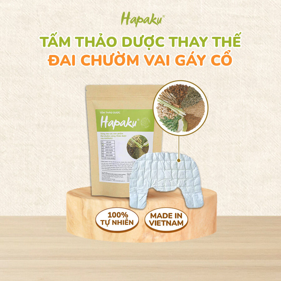 MUA KÈM Tấm thảo dược cho Đai chườm vai HAPAKU Làm nóng bằng điện