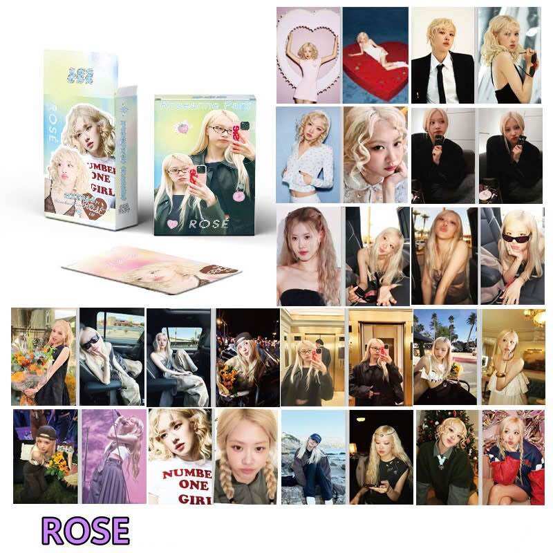 Set 50 photo card unoff Hologram ROSE BLACKPINK xinh đẹp 2025