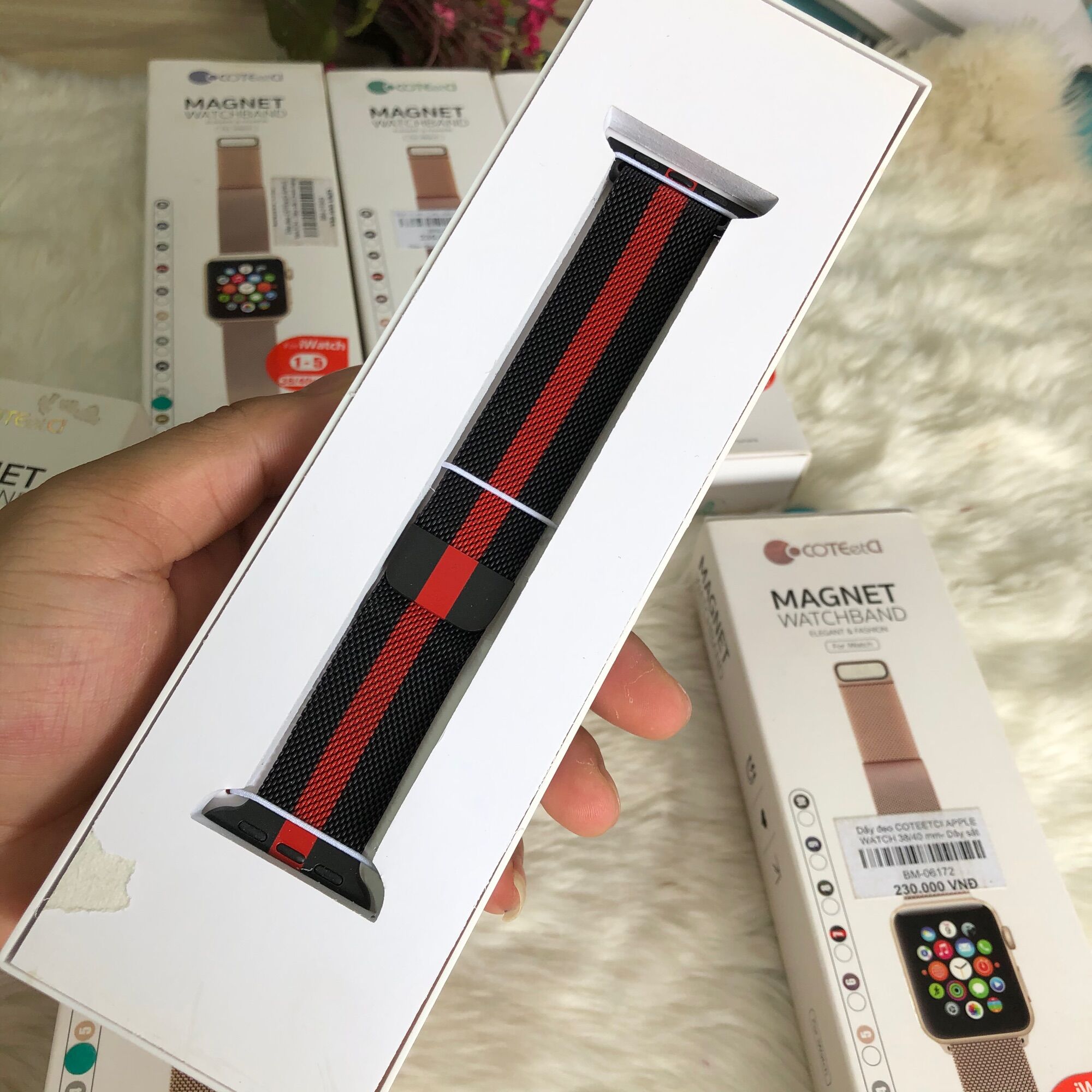 Dây đeo COTEETCI APLLE WATCH dây sắt