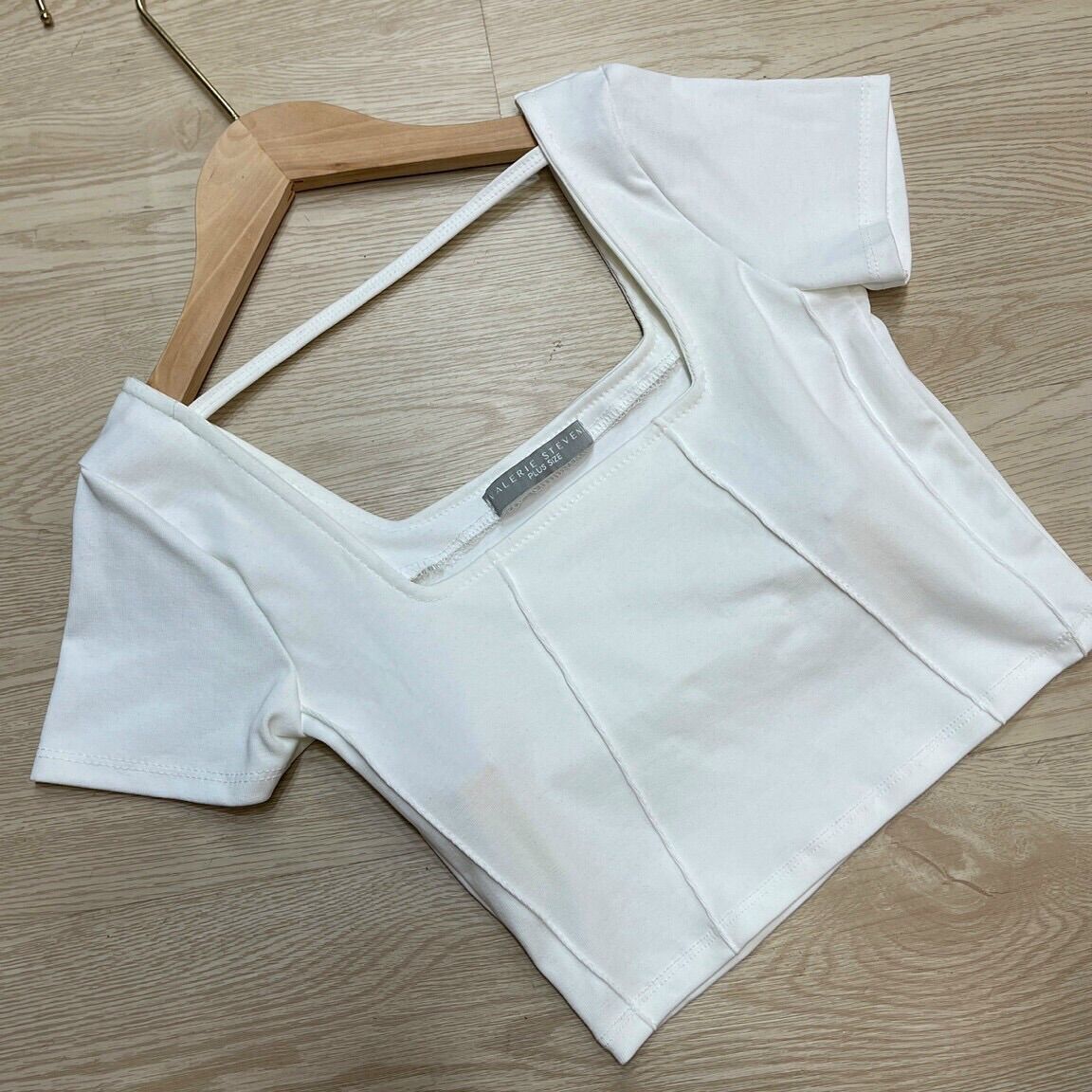 HCM(ảnh thật ) Áo Kiểu Cổ Vuông