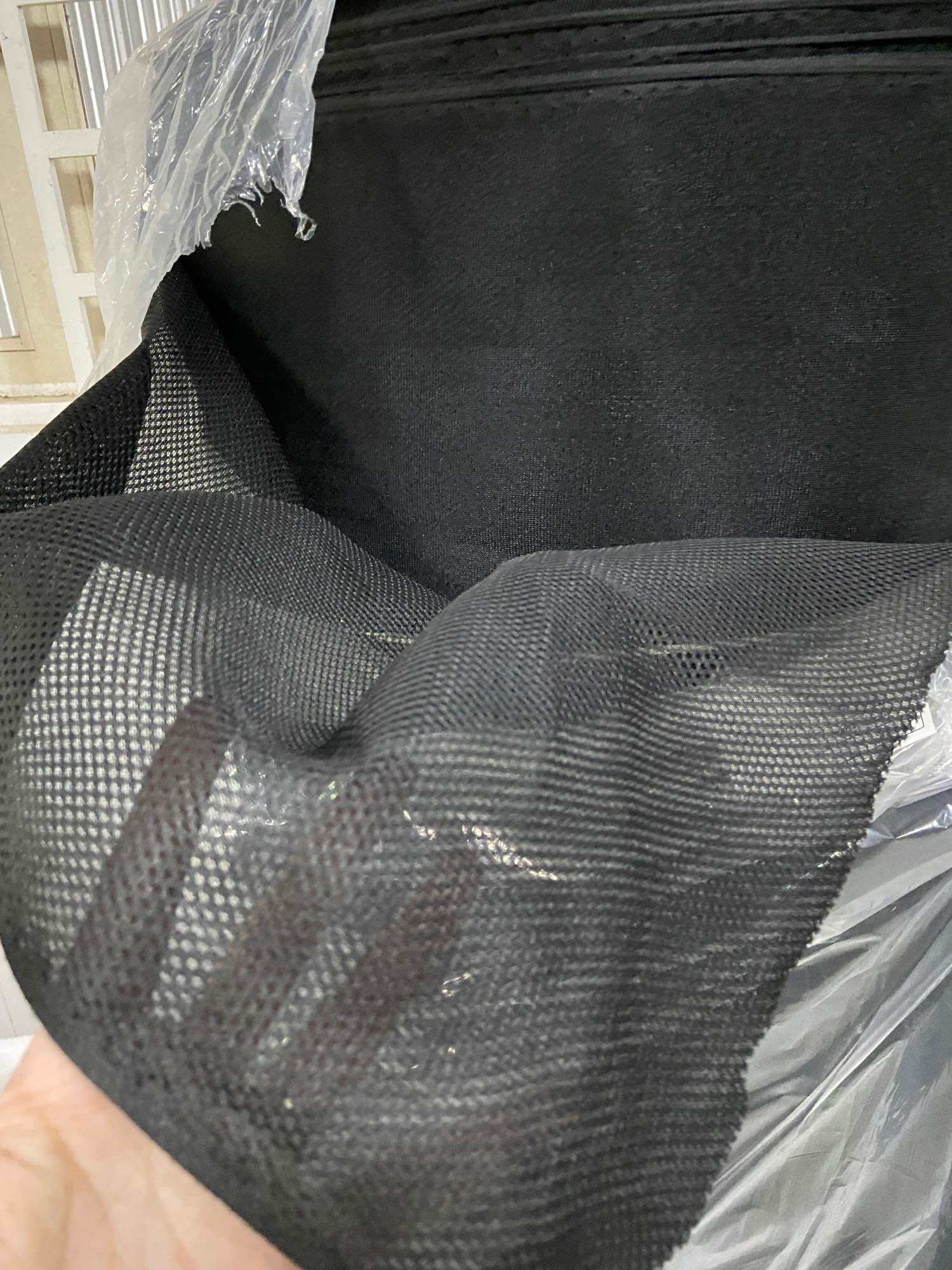 Vải lưới ê căng loa, vải bọc loa chắn bụi màu đen