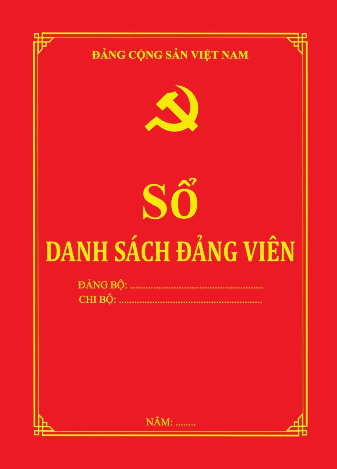 Sổ danh sách đảng viên