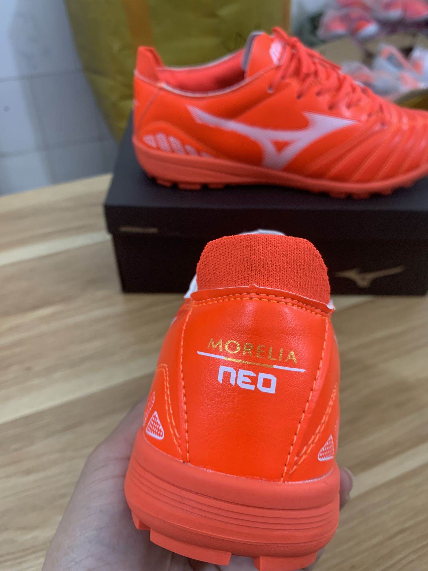 Giày đá bóng Mizuno Morelia Neo 3 đế TF Đỏ