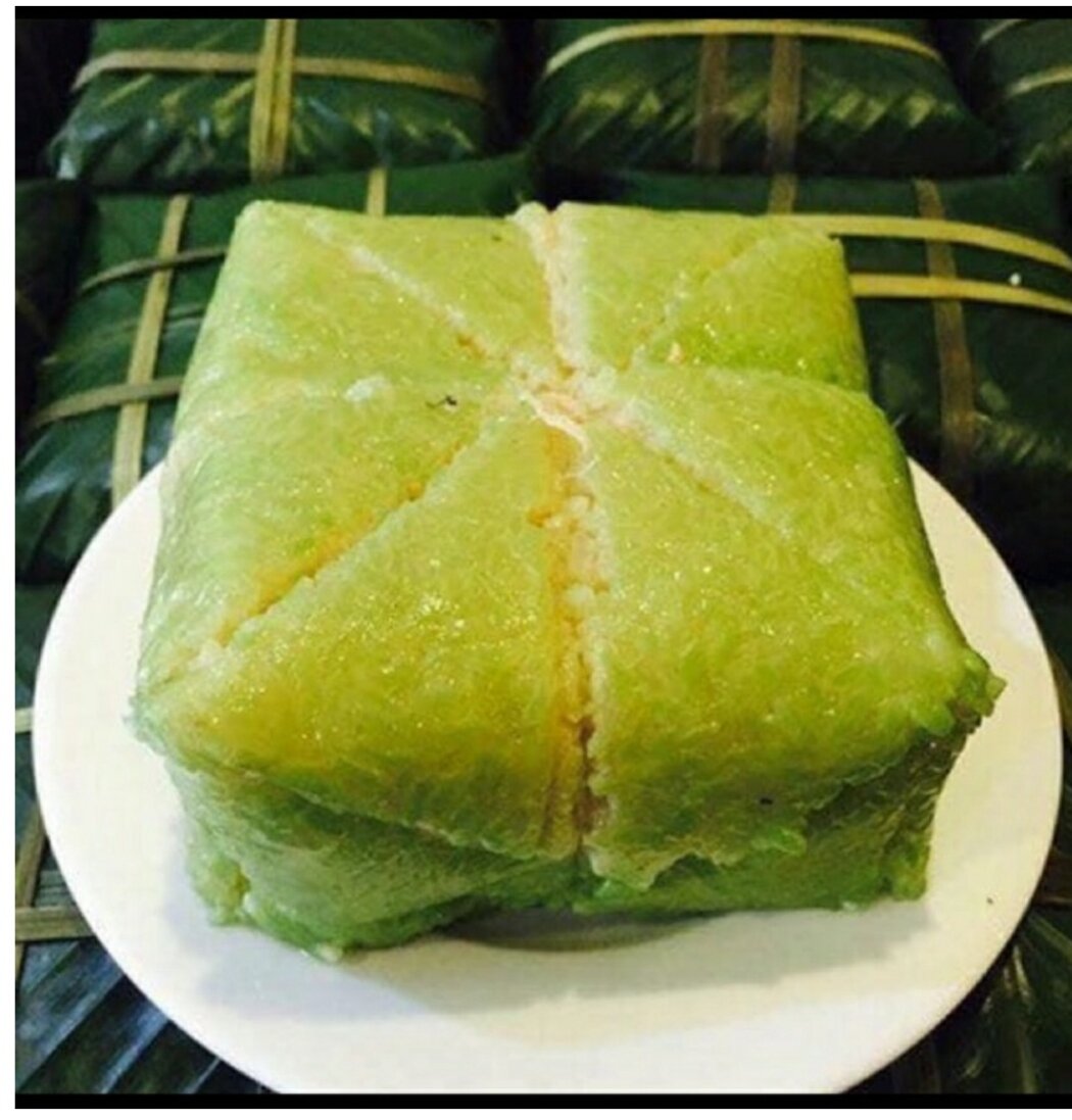 3 cái bánh chưng lớn MẶN cô tư đặc sản bình định