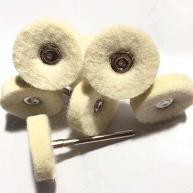 Trục đĩa nỉ đánh bóng 25mm cán 2.35mm/3mm