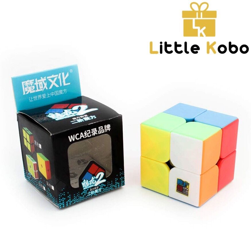 [HCM]Rubik 2x2 Stickerless MoYu MeiLong MFJS Rubik 2 Tầng
