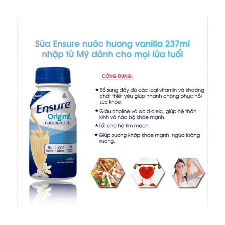 thùng 24 chai sửa nước ensure