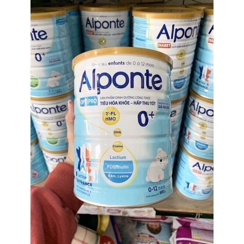 Sữa bột Alponte optipro số 0+, 1+ lon 900g