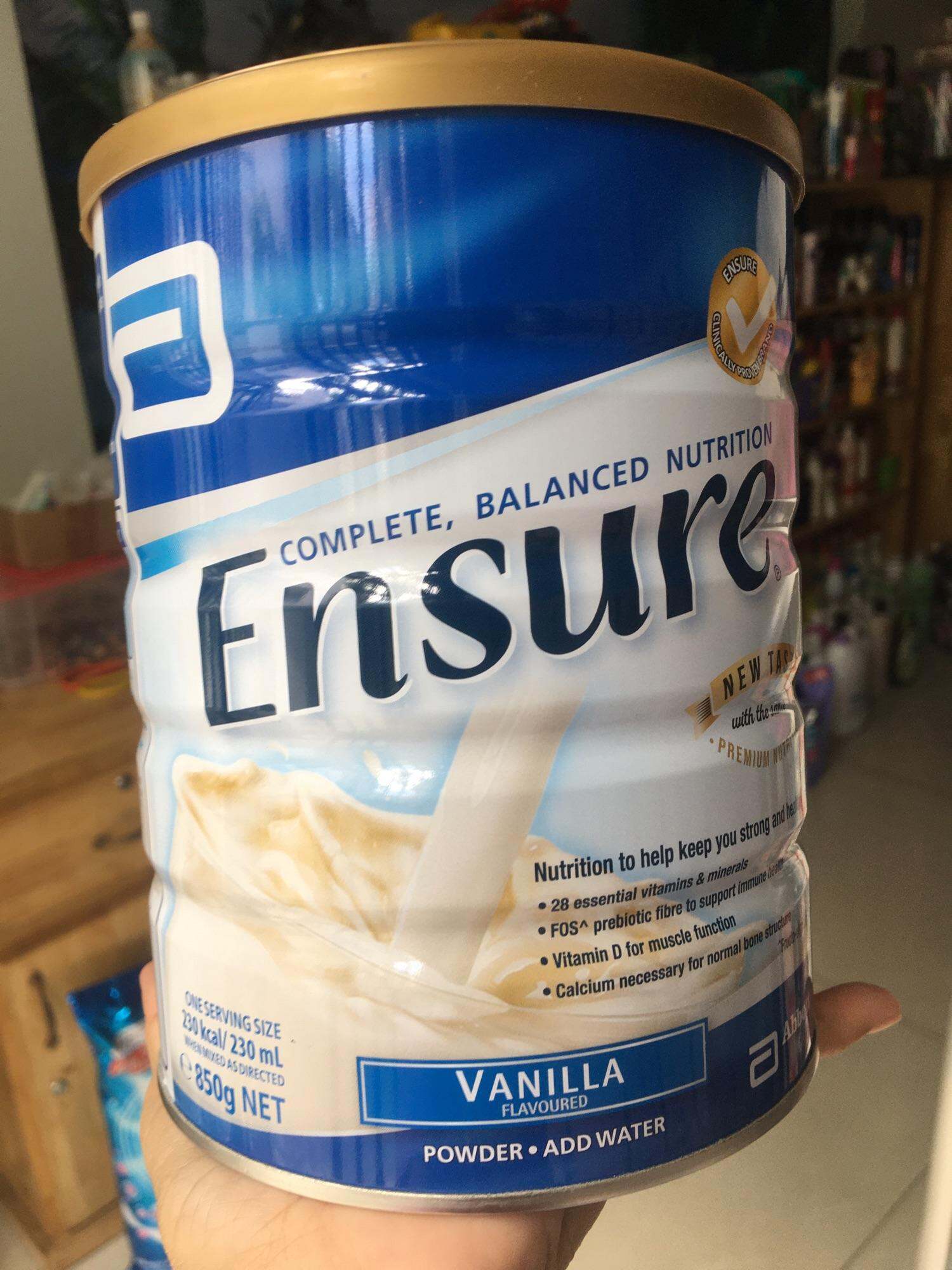 Sữa ensure nhập khẩu Úc 850g (cam kết chính hãng 100%)