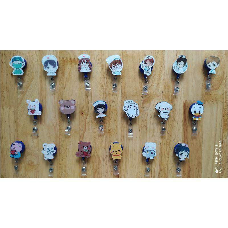 KẸP RÚT THẺ ĐEO BẢNG TÊN Y BÁC SĨ, ĐỘNG VẬT DỄ THƯƠNG