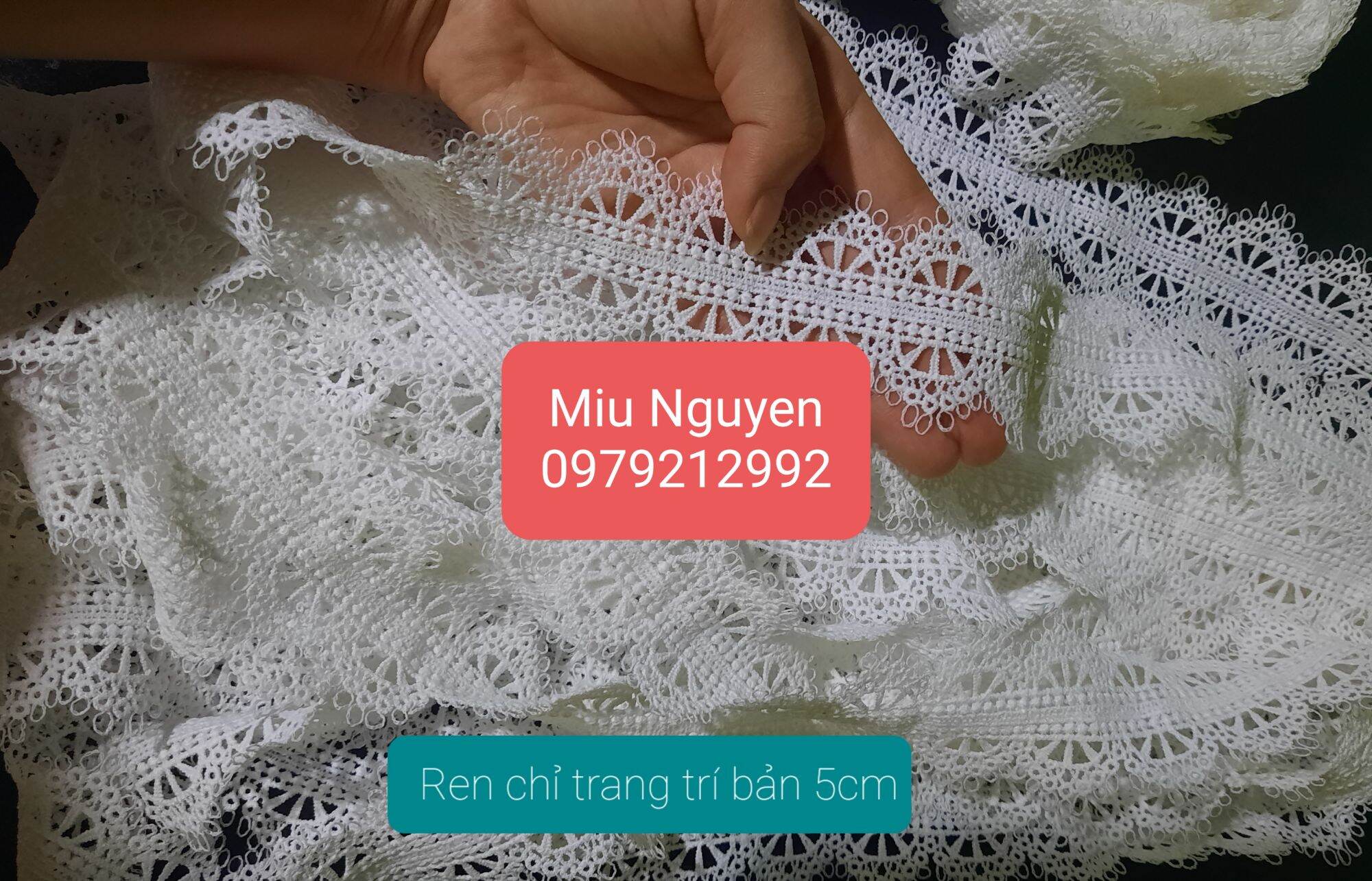 Ren trang trí bản 5cm