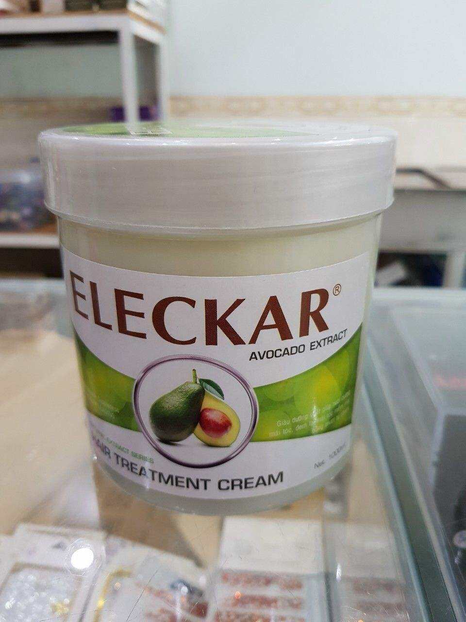 Hấp dầu, ủ lạnh tóc ELECKAR BƠ 1000ml(Tặng kèm trùm ủ tóc)