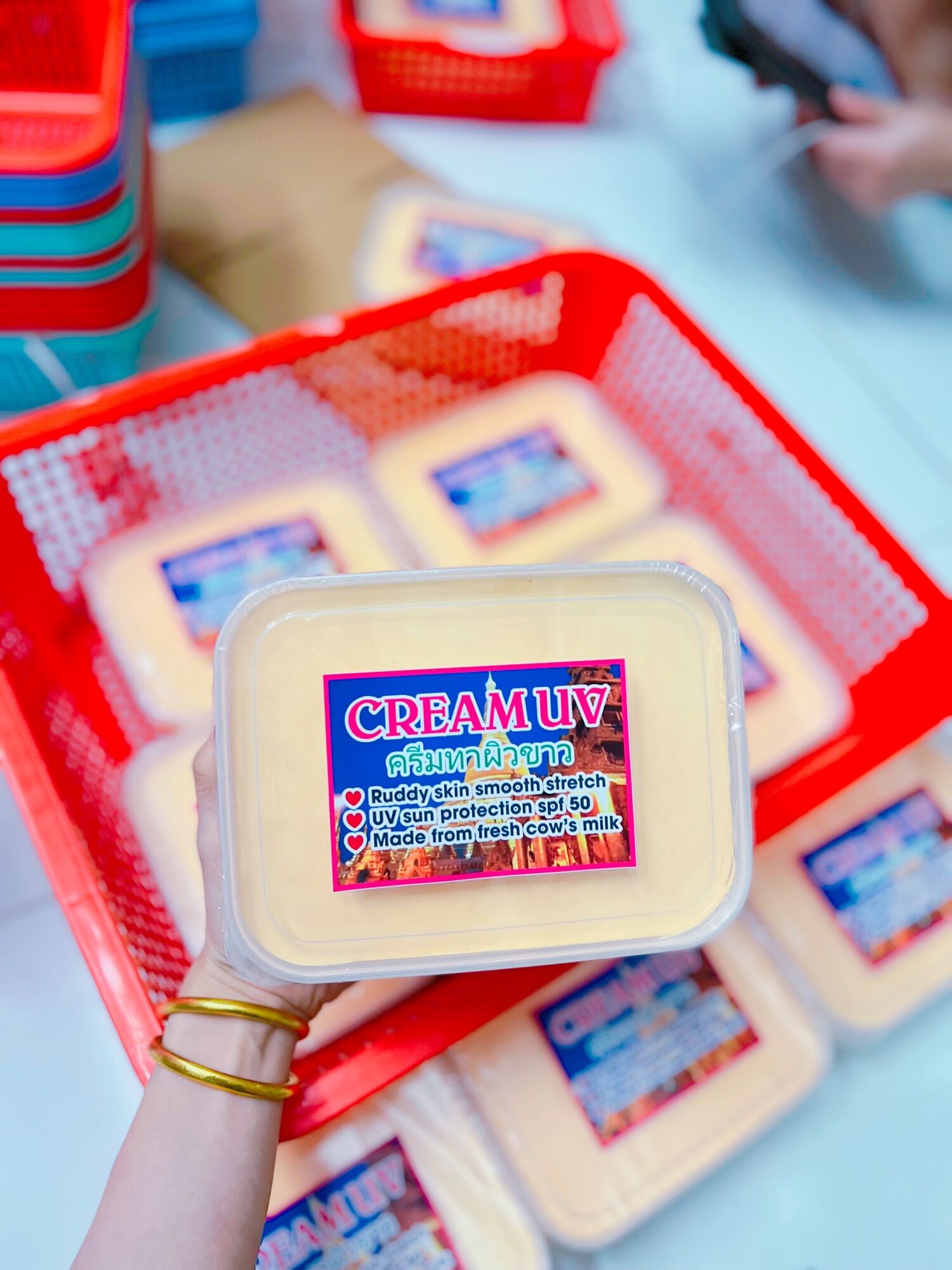 [HCM]Lẻ hộp 1kg kem body cốt bạch thái