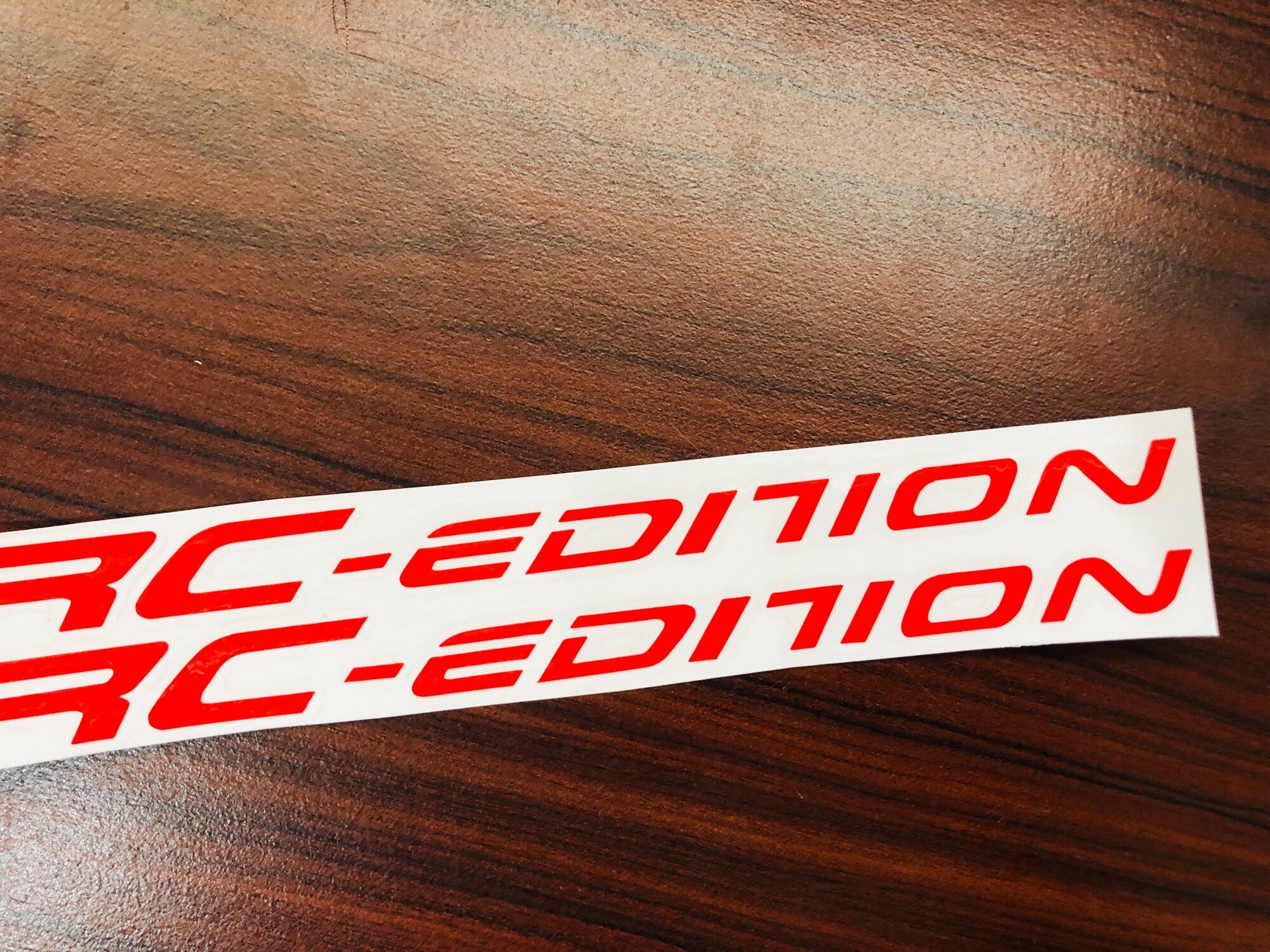TEM DÁN PHUỘC RC EDITION ĐỎ DECAL