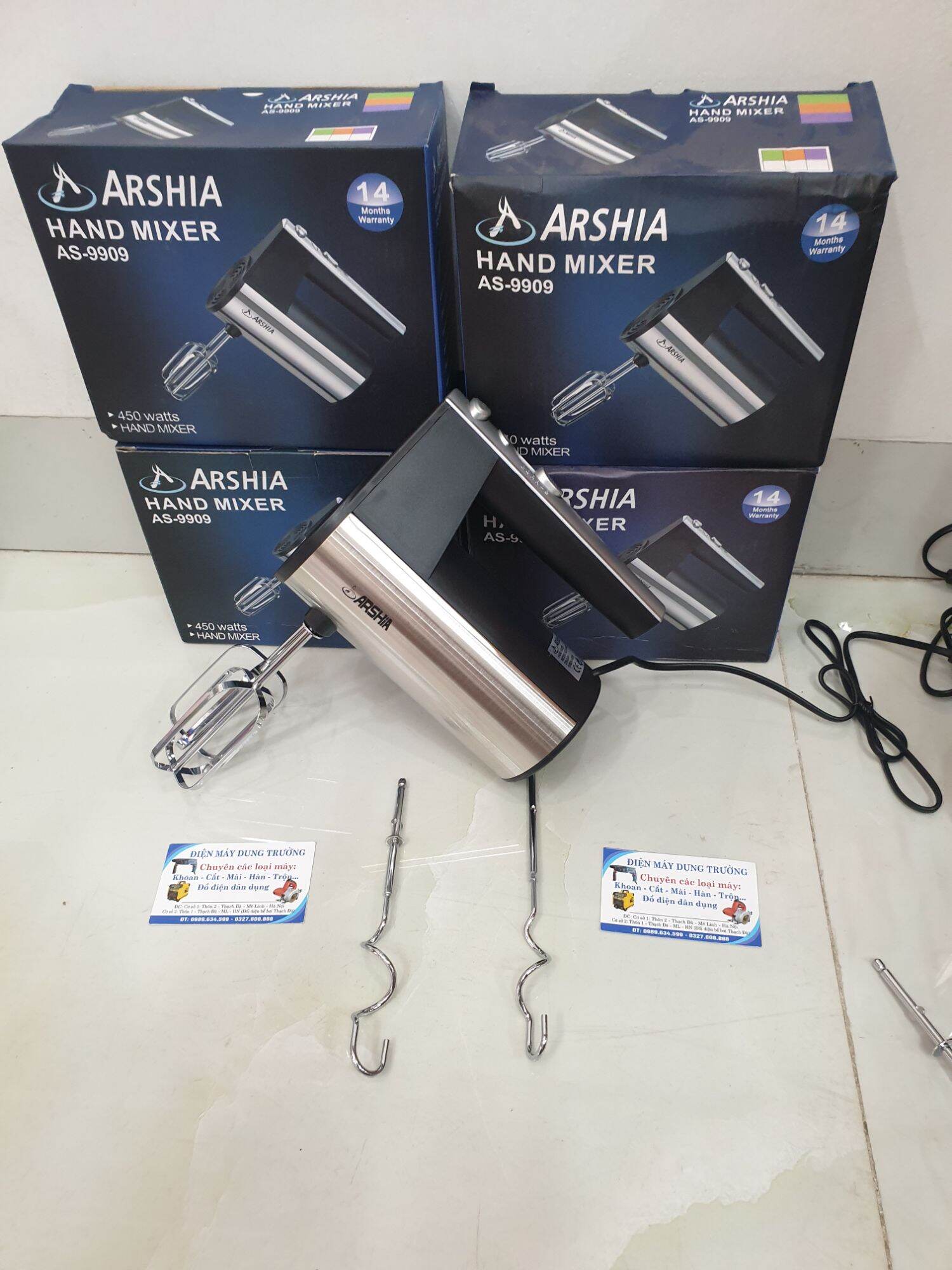 Máy đánh trứng đa năng arshia hand mixr - as-9909
