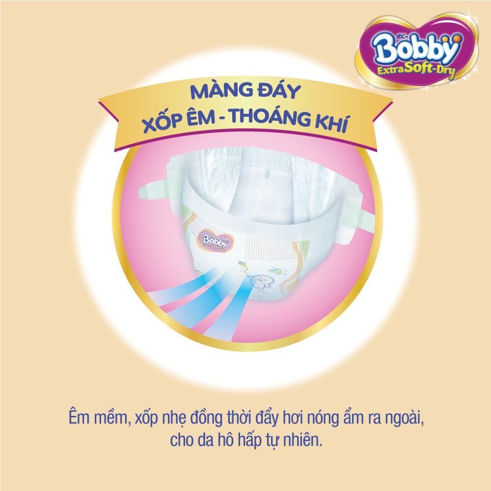 [Date 08/2024] Tã bỉm quần cao cấp Bobby Extra L 56 miếng