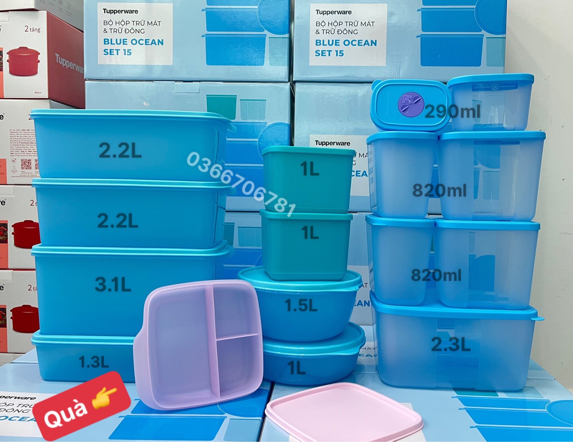 [HCM]Mega Set 15 Blue Ocean + QUÀ TẶNG(MÀU NGẪU NHIÊN)